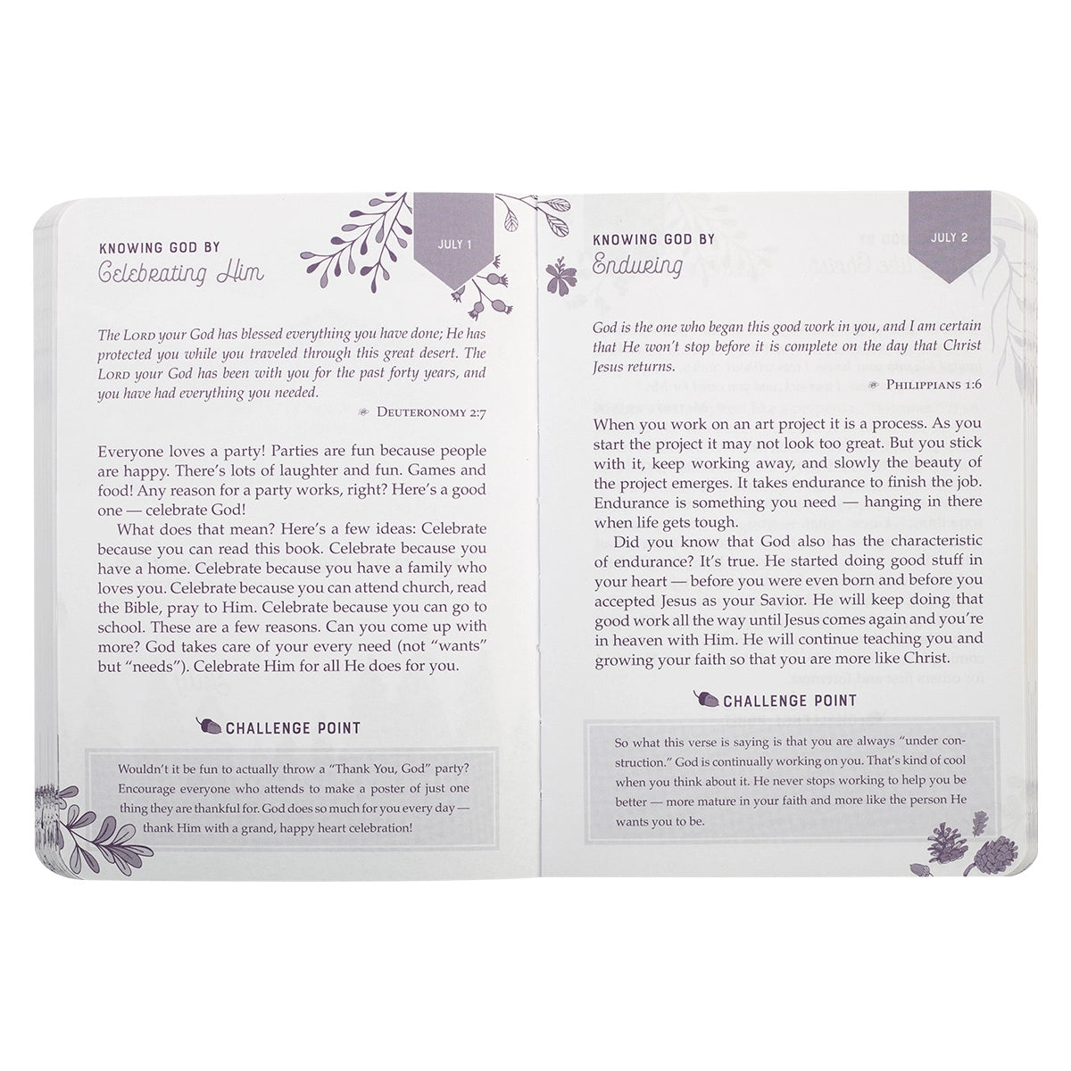 Kid Book 365 Days To Knowing God For Girls Softcover