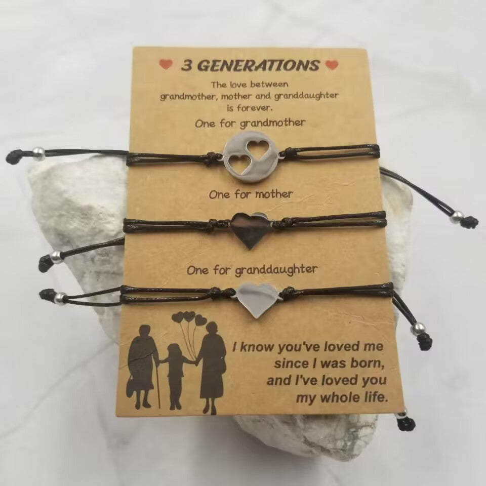 3 Generations Bracelet Set