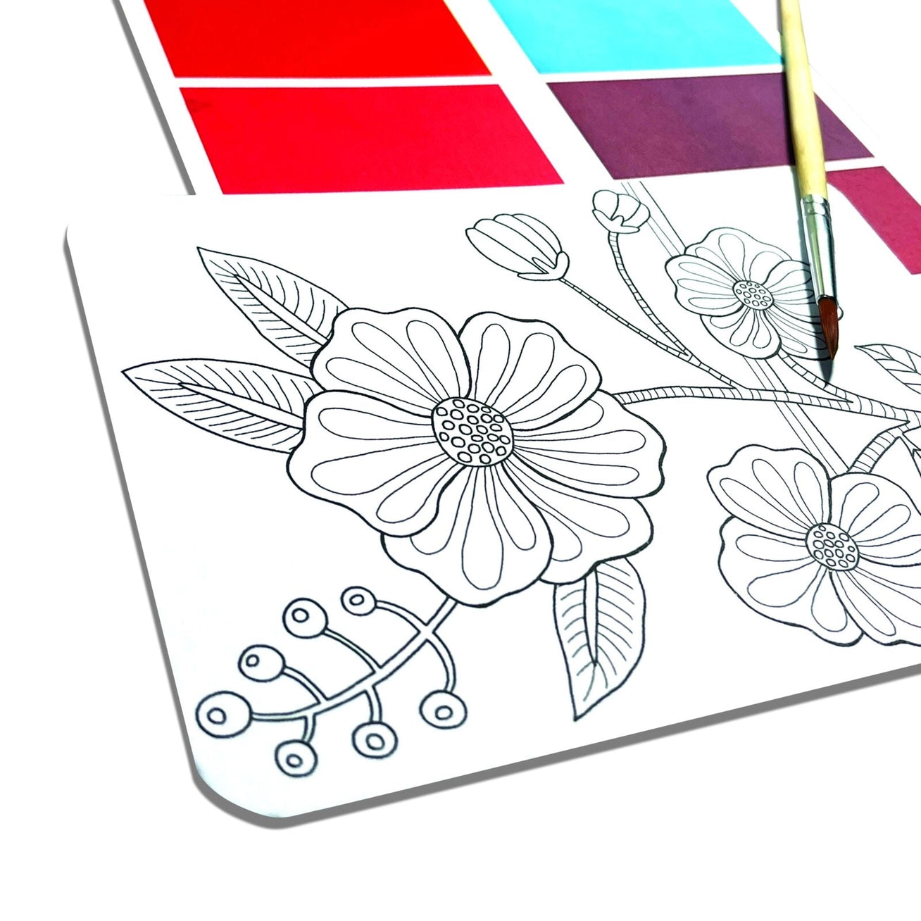 Scenic Hues Watercolor - Flowers