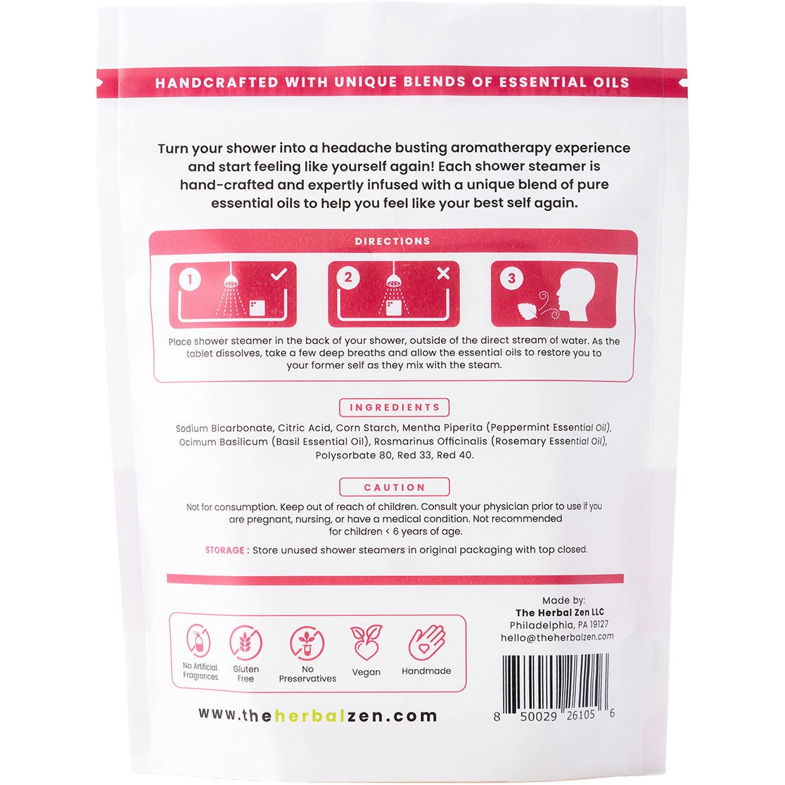 Herbal Zen Shower Steamers