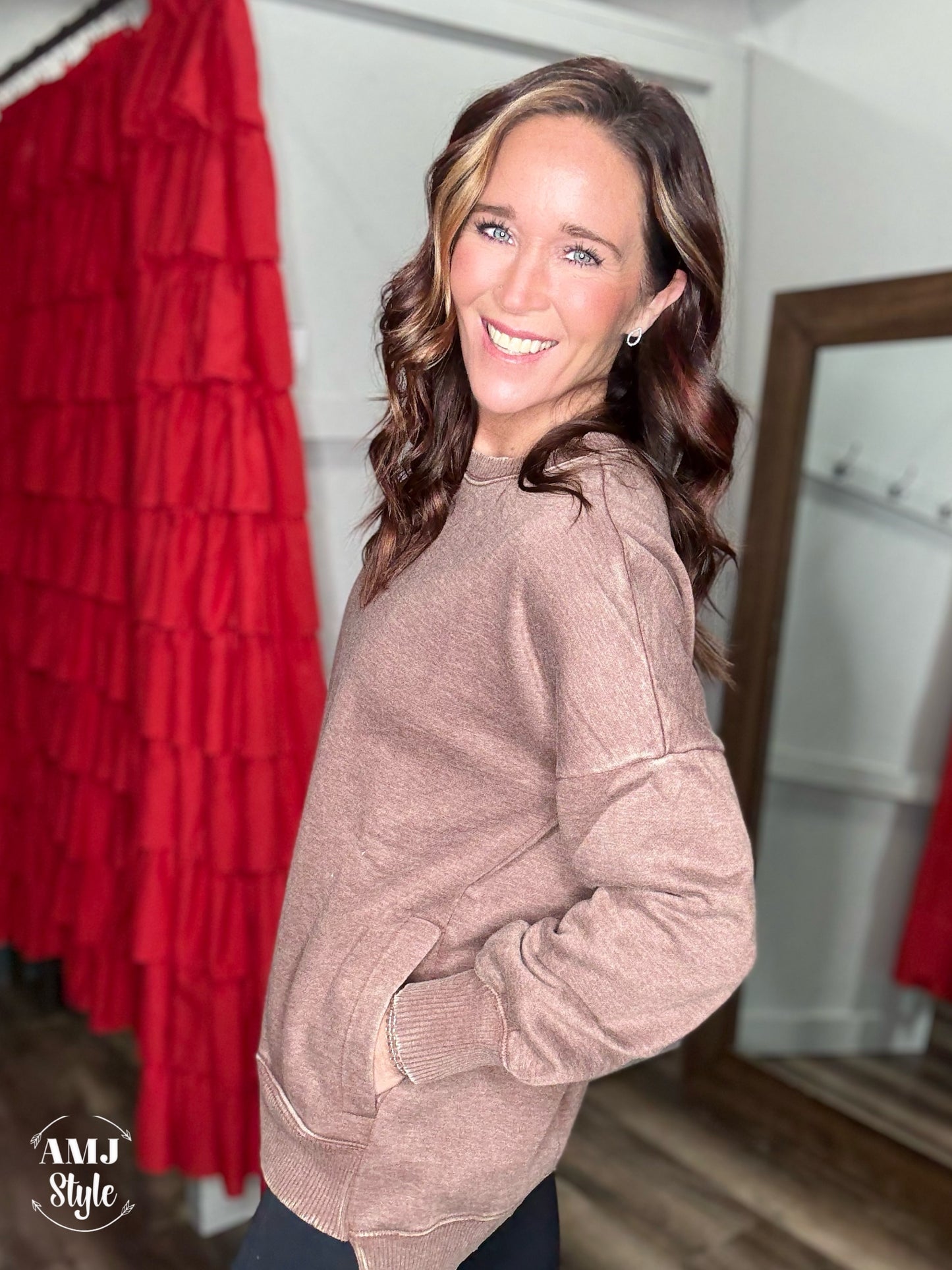 Full of Warmth Pullover - Brown