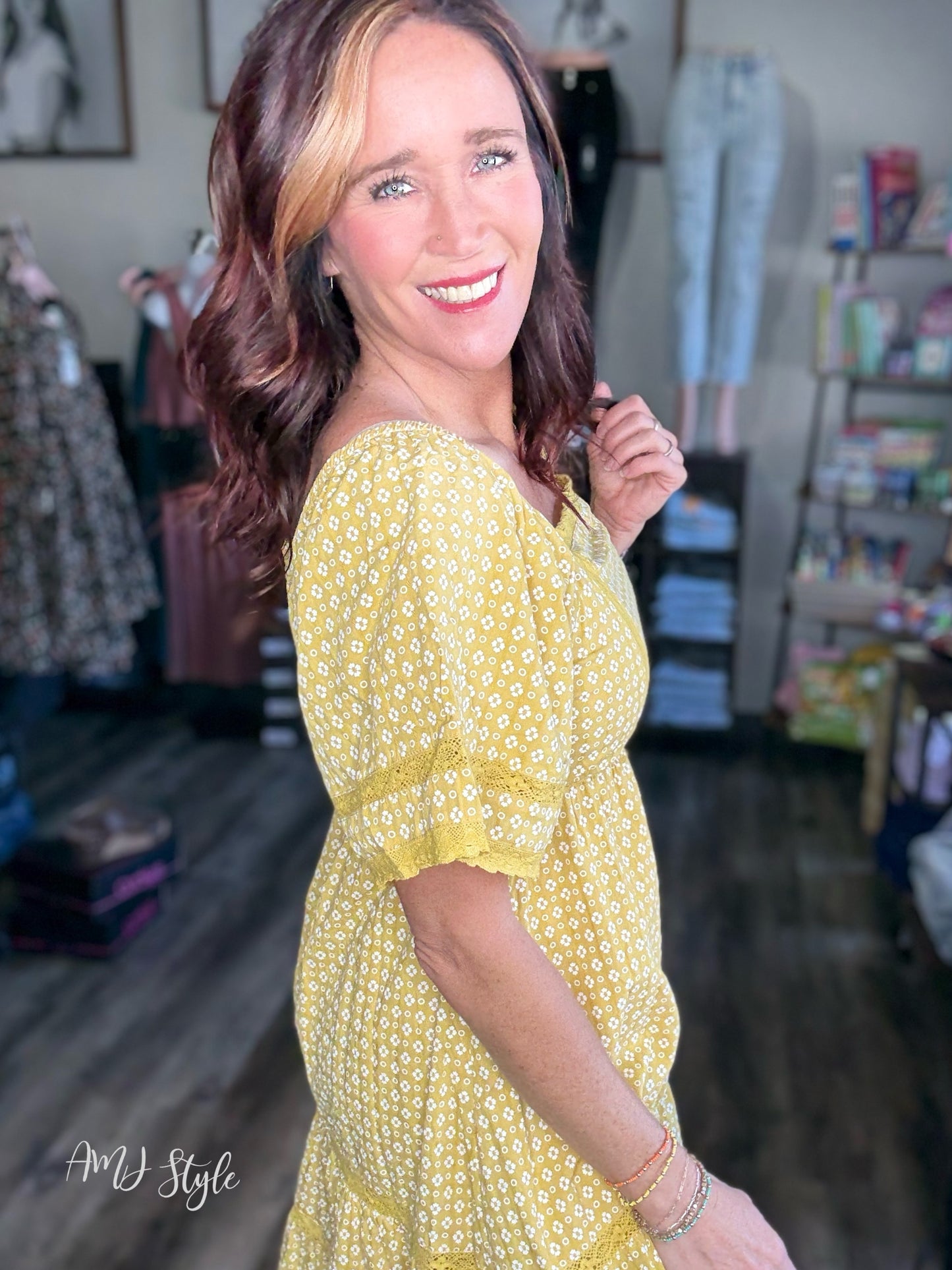 Sunlit Bloom Dress