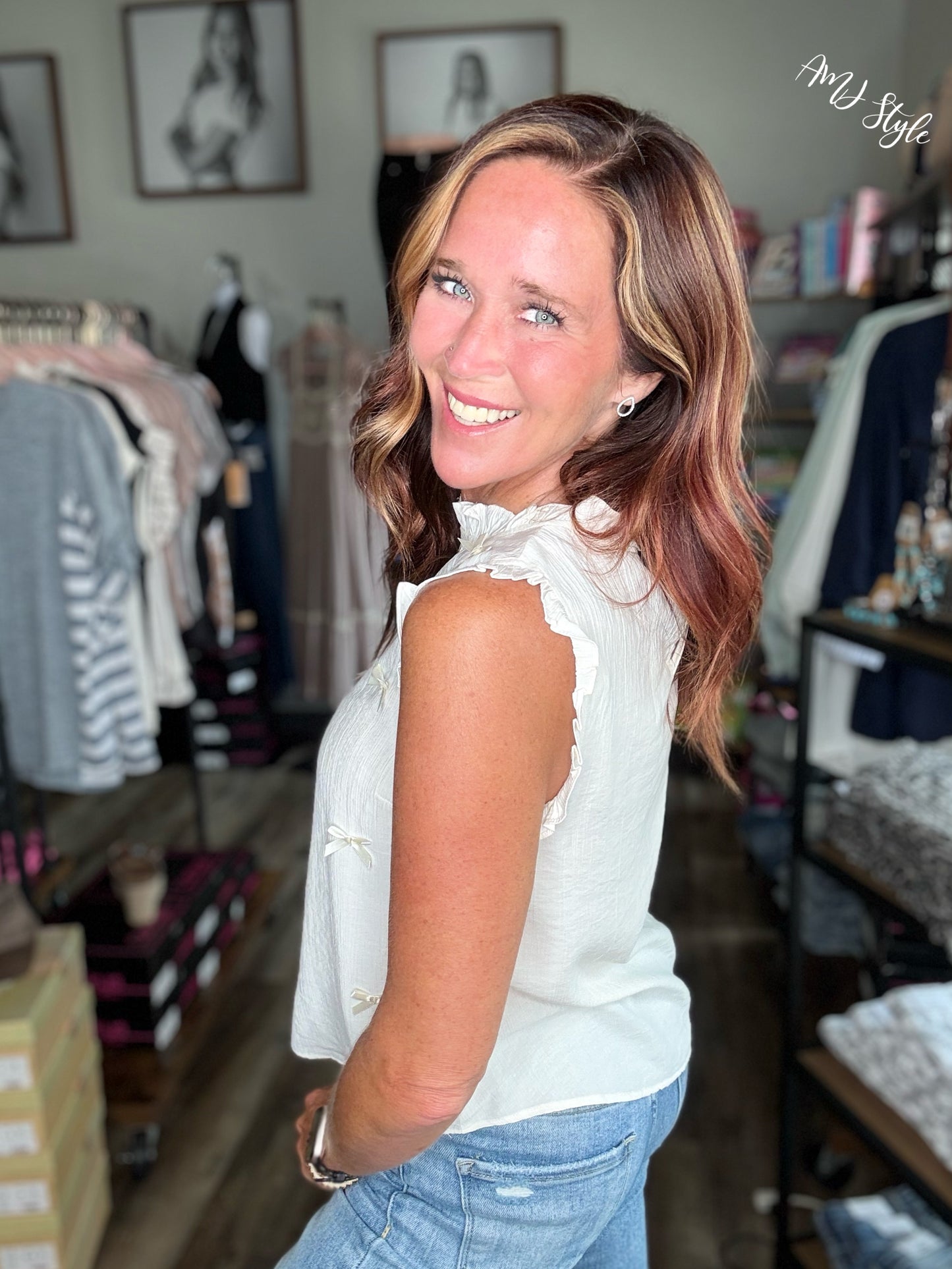 Ribbon Bow Top