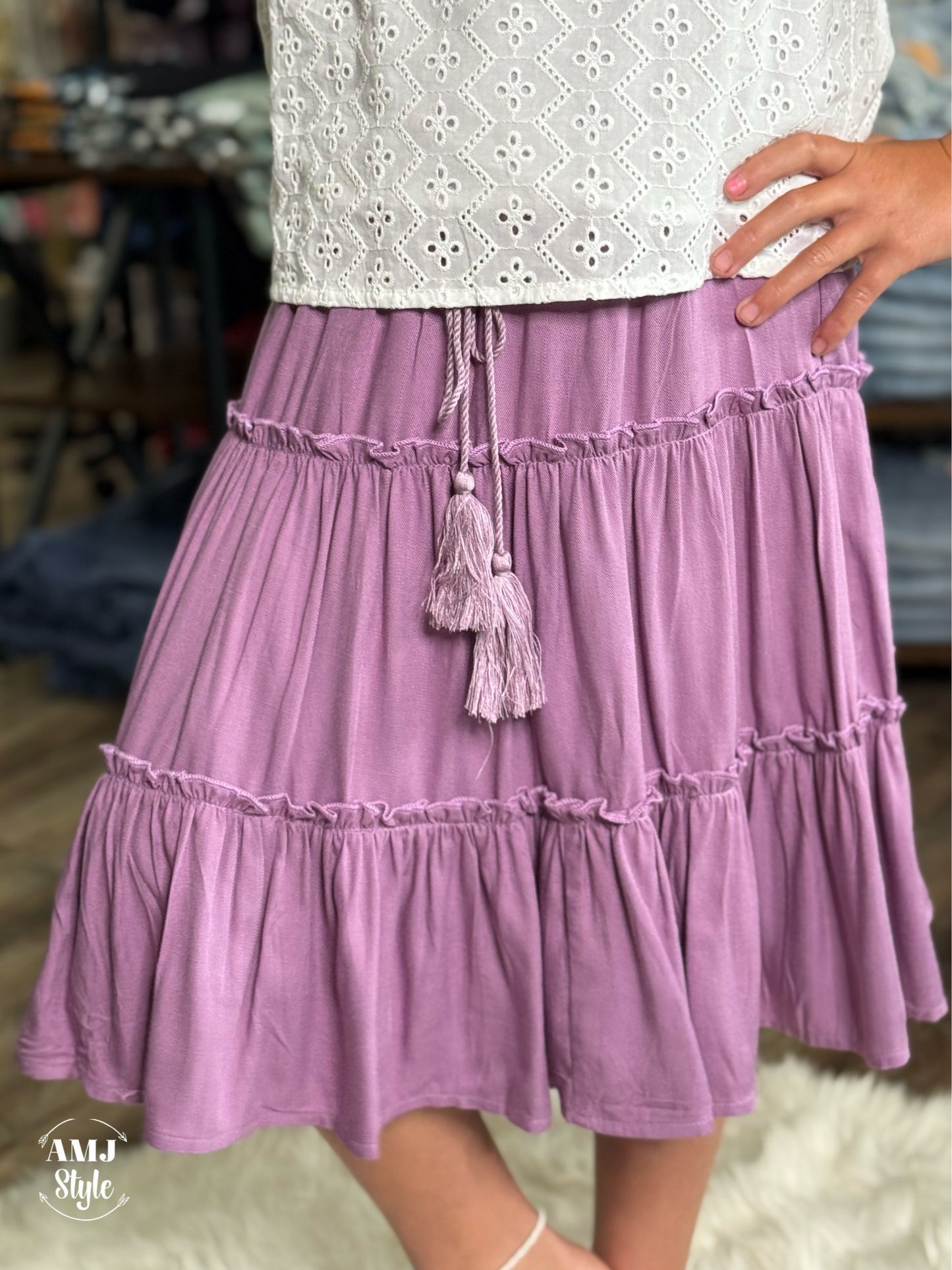 Lavender Breeze Kiddo Skirt