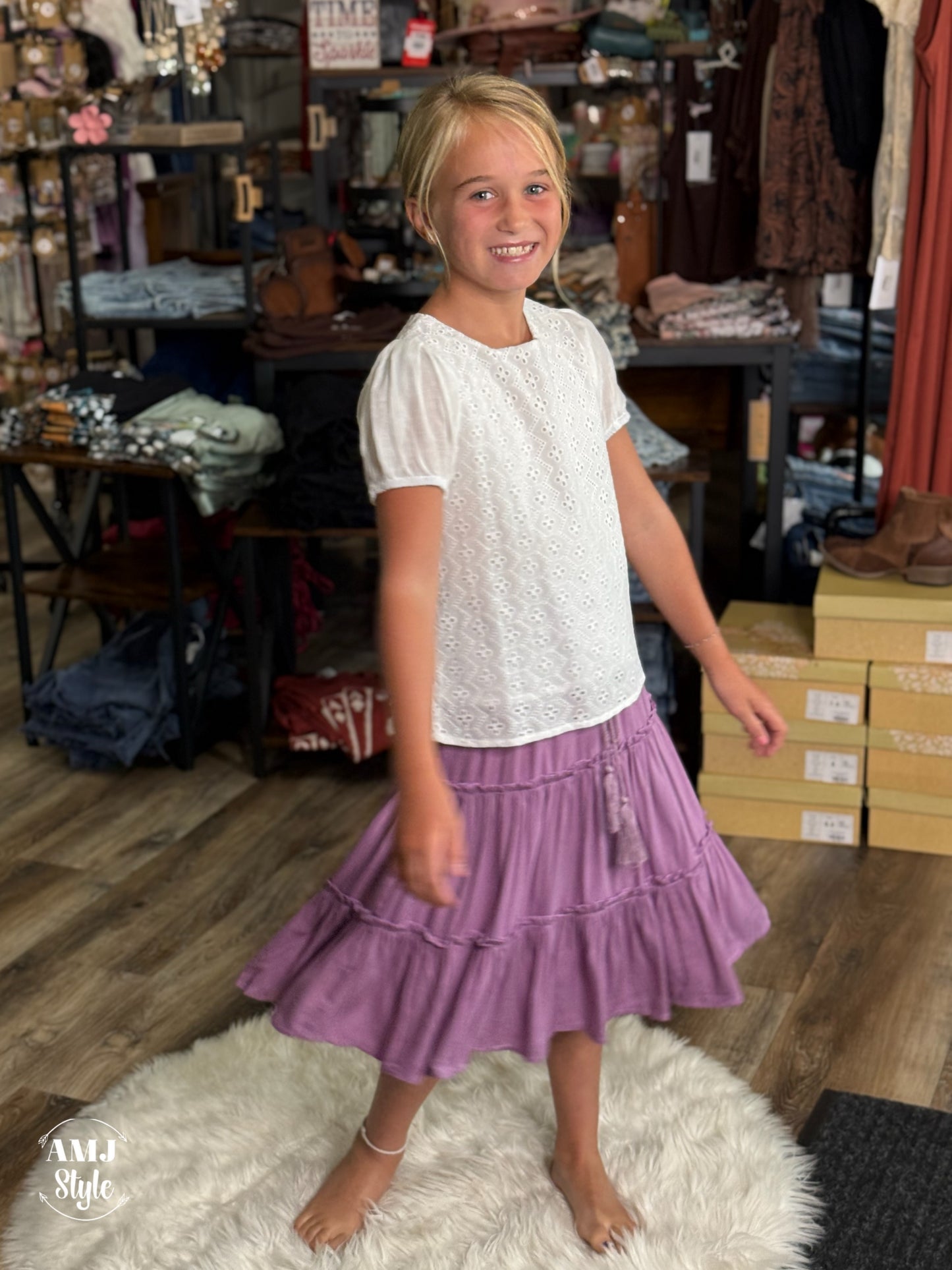Lavender Breeze Kiddo Skirt