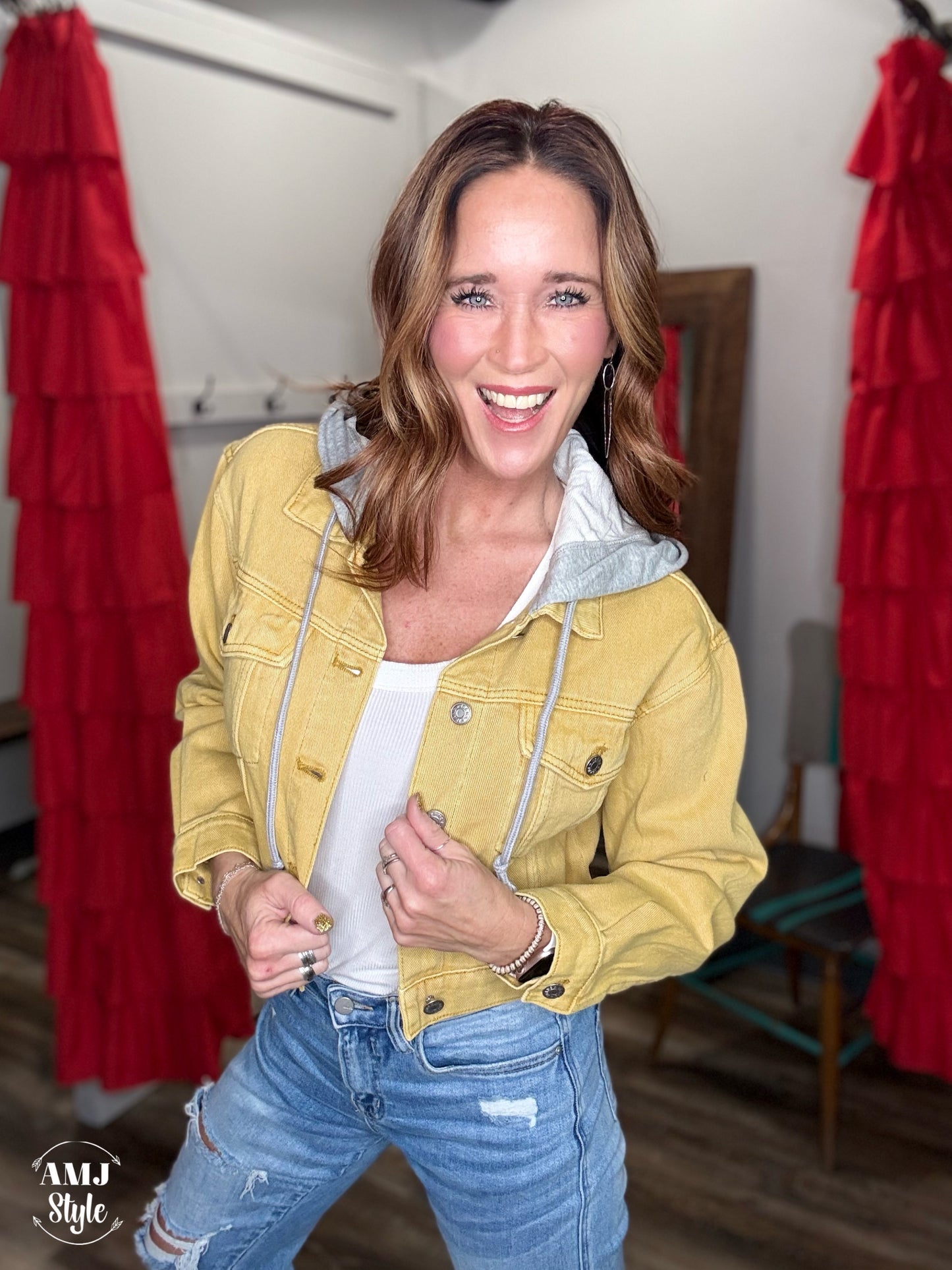 Lemon Drop Denim Jacket