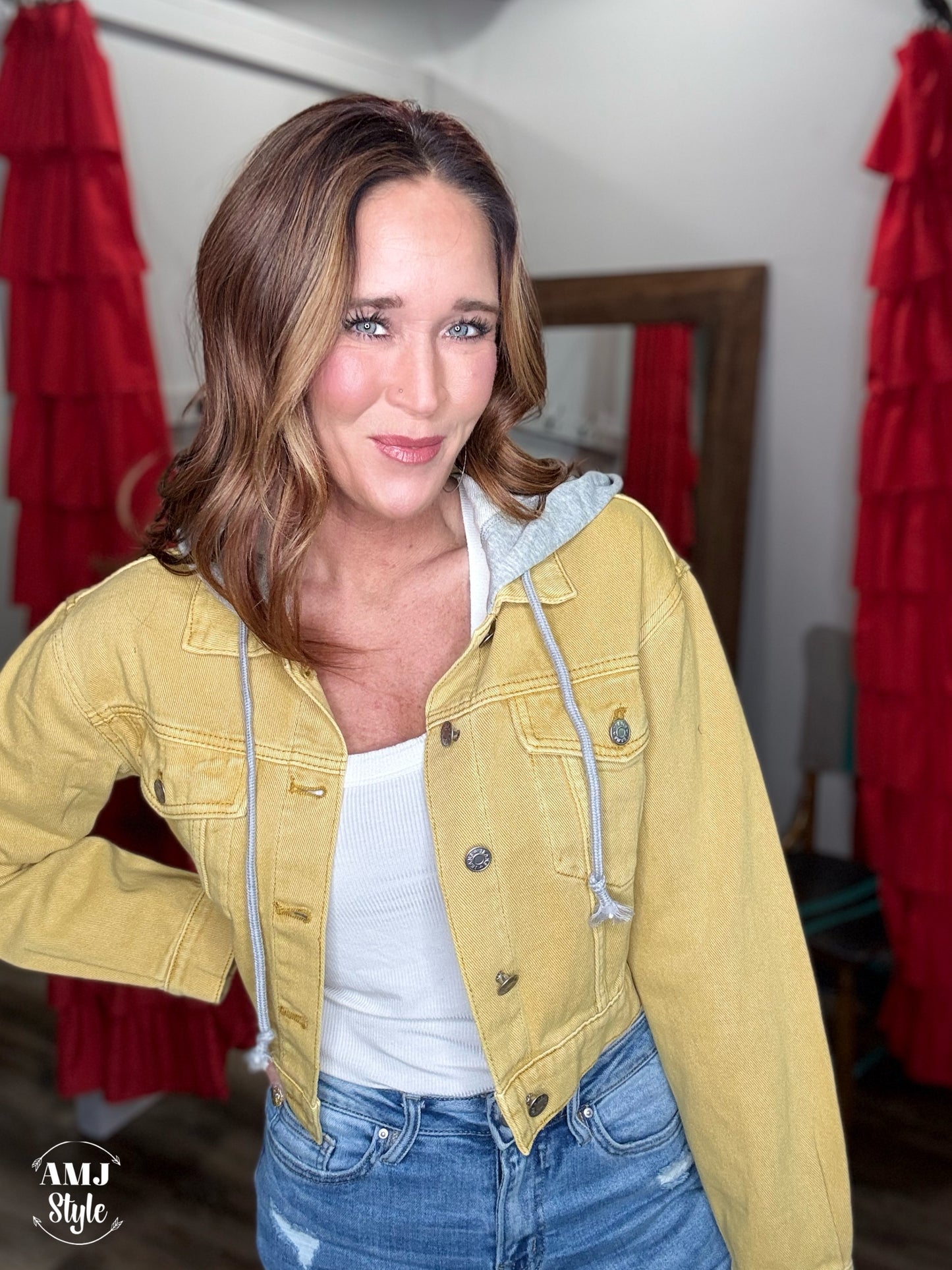 Lemon Drop Denim Jacket