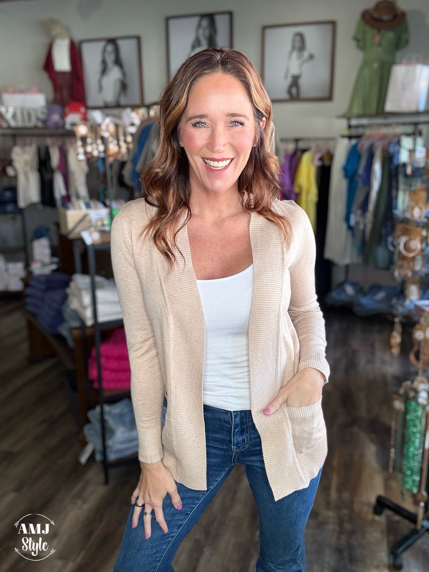 Basic Open Everyday Cardi