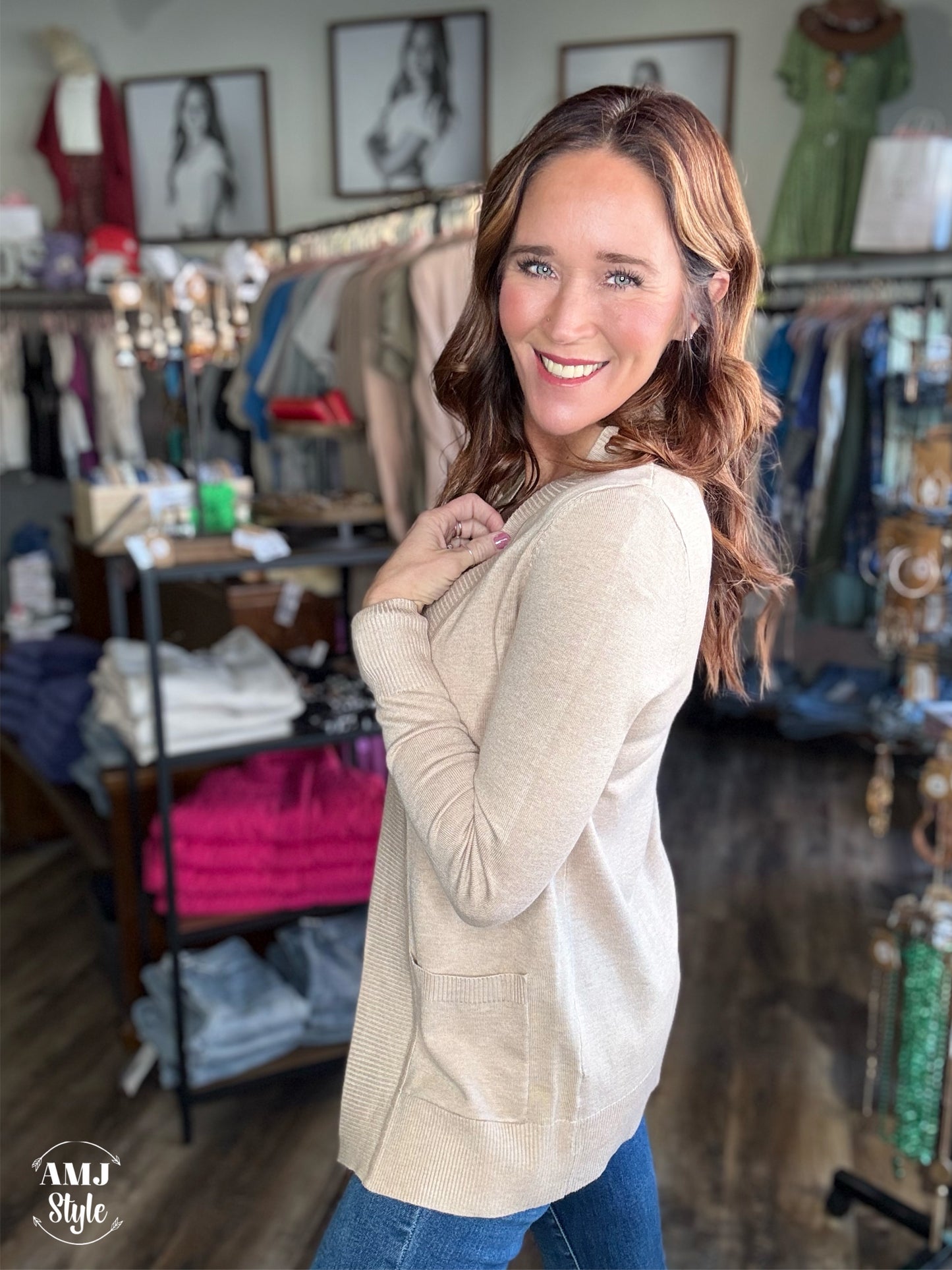 Basic Open Everyday Cardi