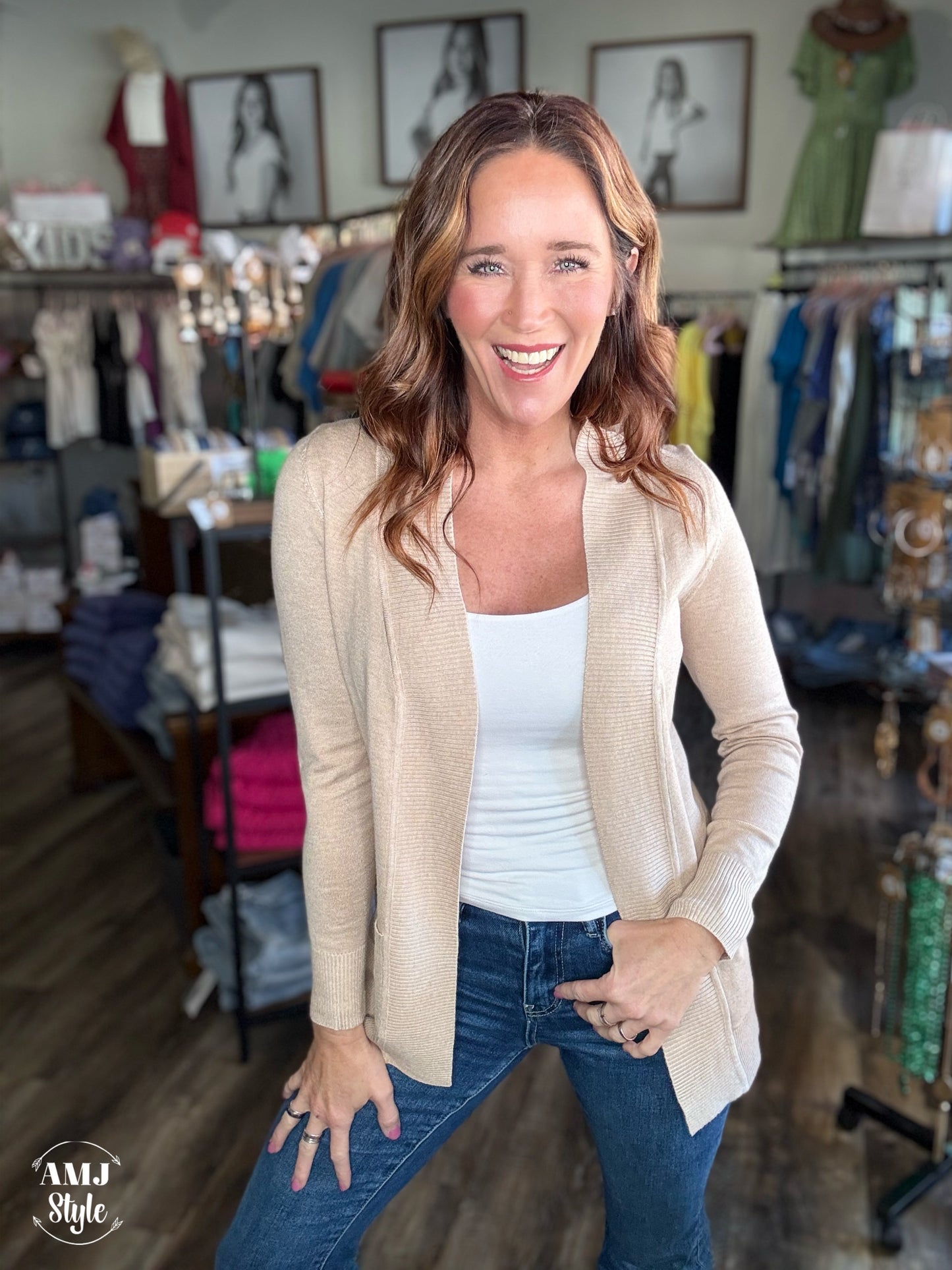 Basic Open Everyday Cardi
