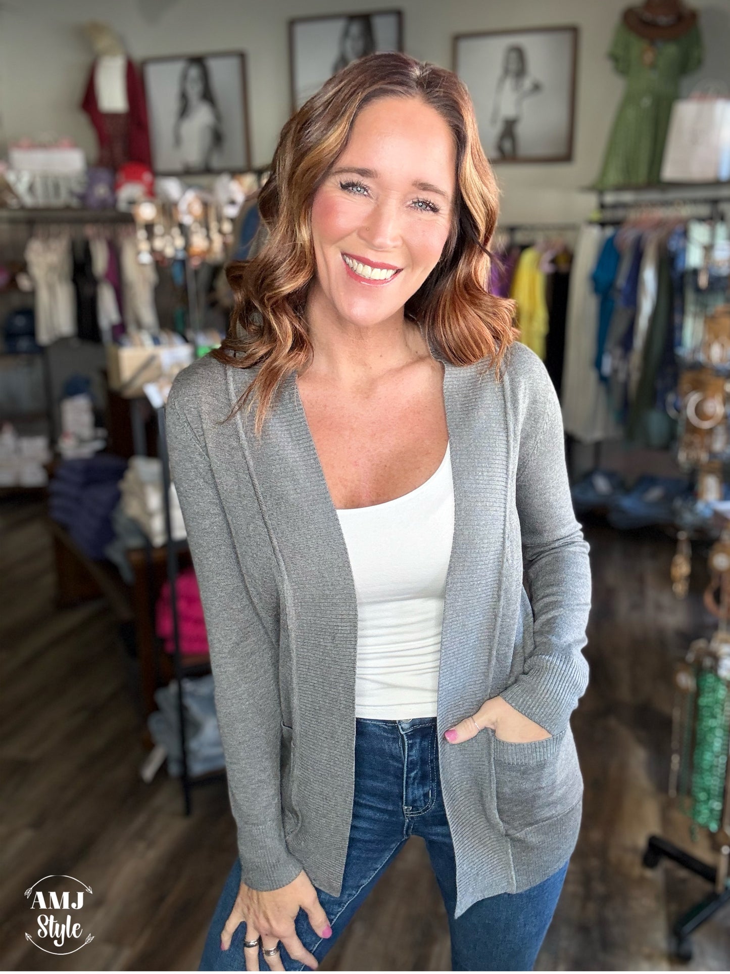 Basic Open Everyday Cardi