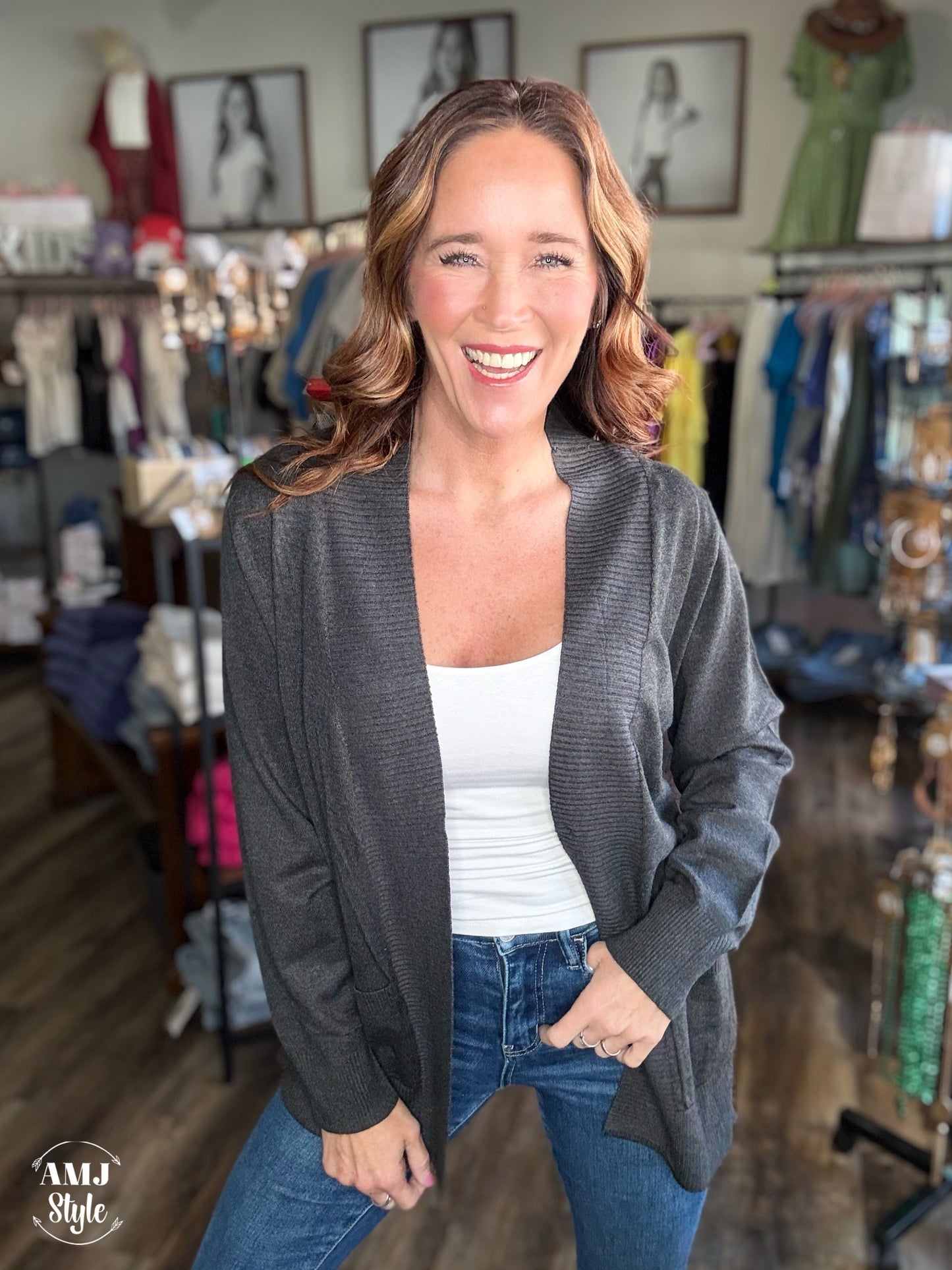 Basic Open Everyday Cardi