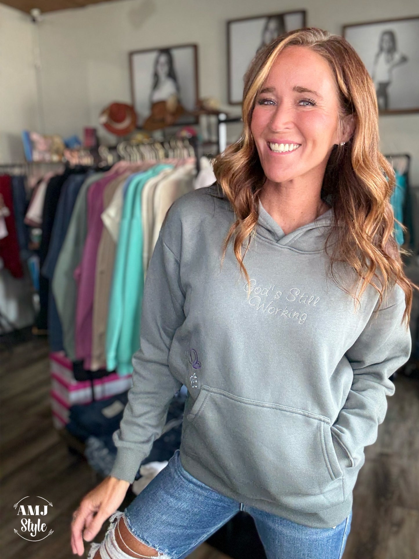 God's Still Working Hoodie