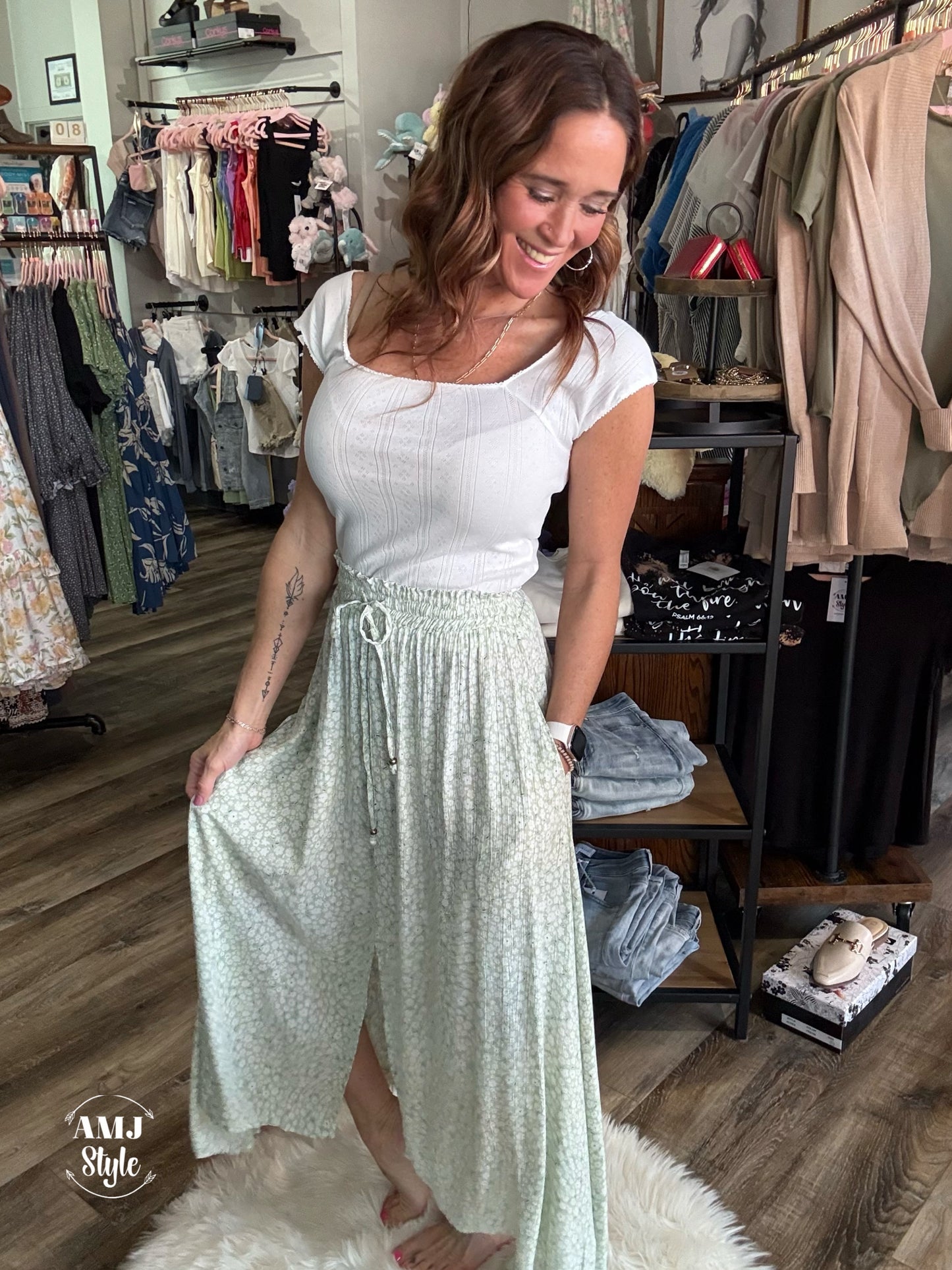 Delicate White Cap Sleeve Tank