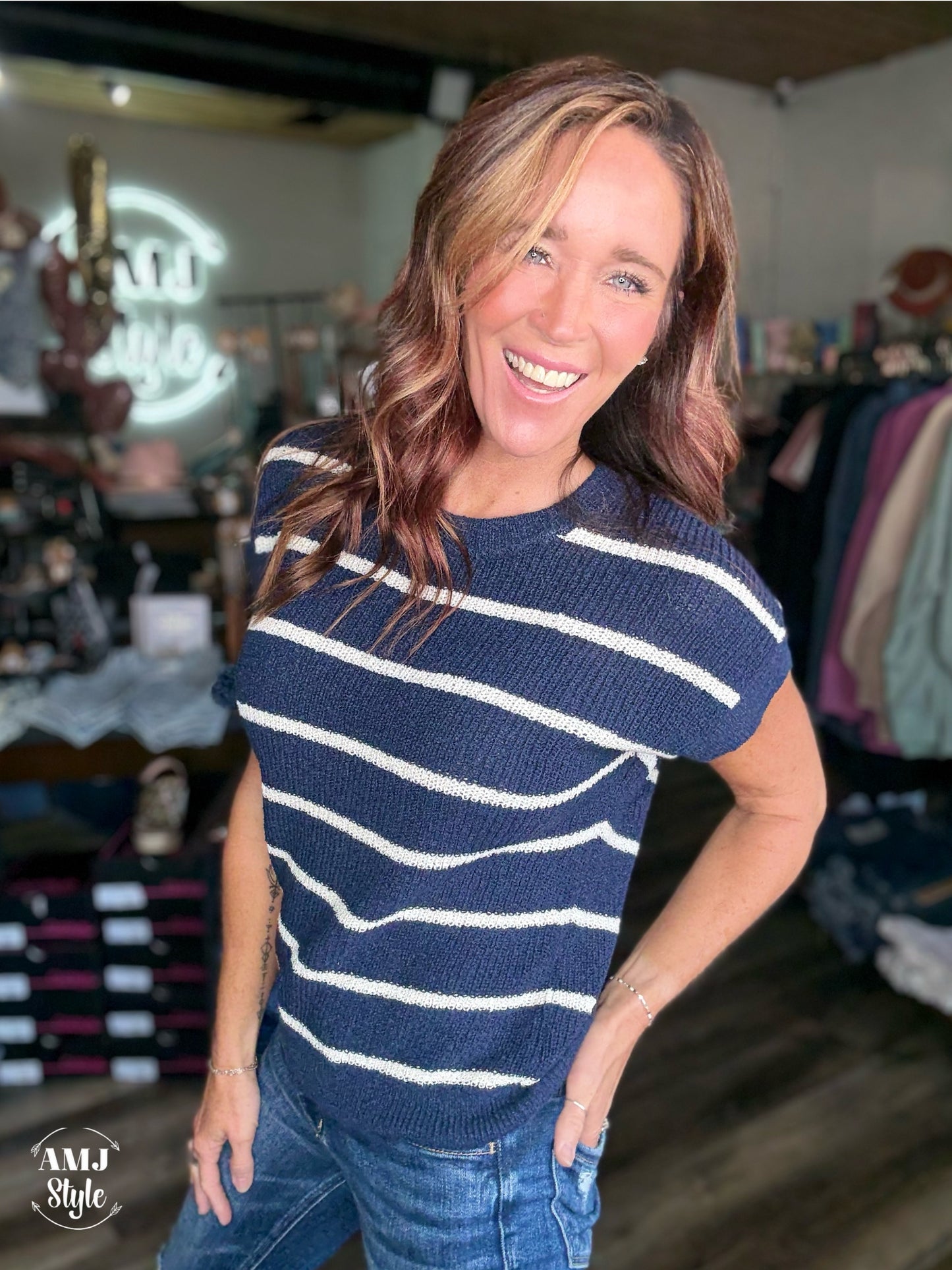 High Tide Stripe Top