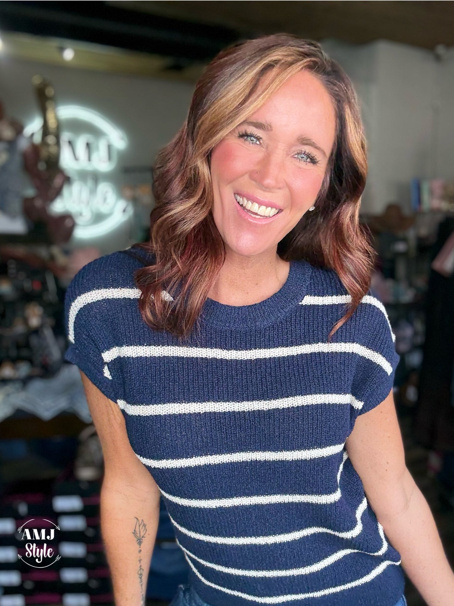 High Tide Stripe Top