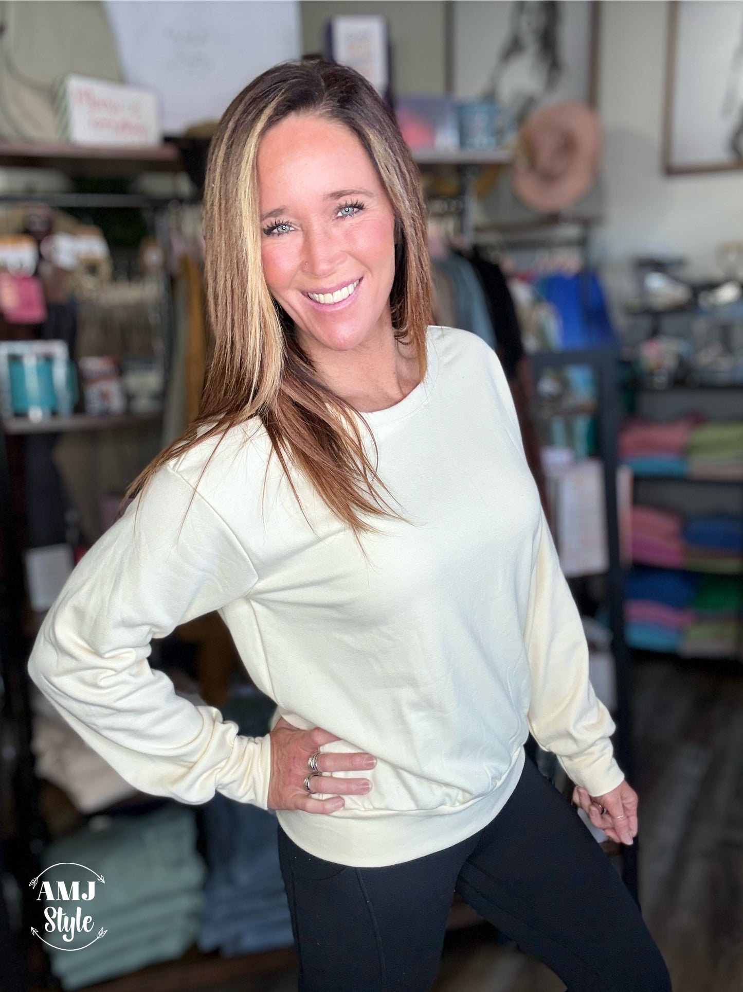 Bow Back Sweatshirt