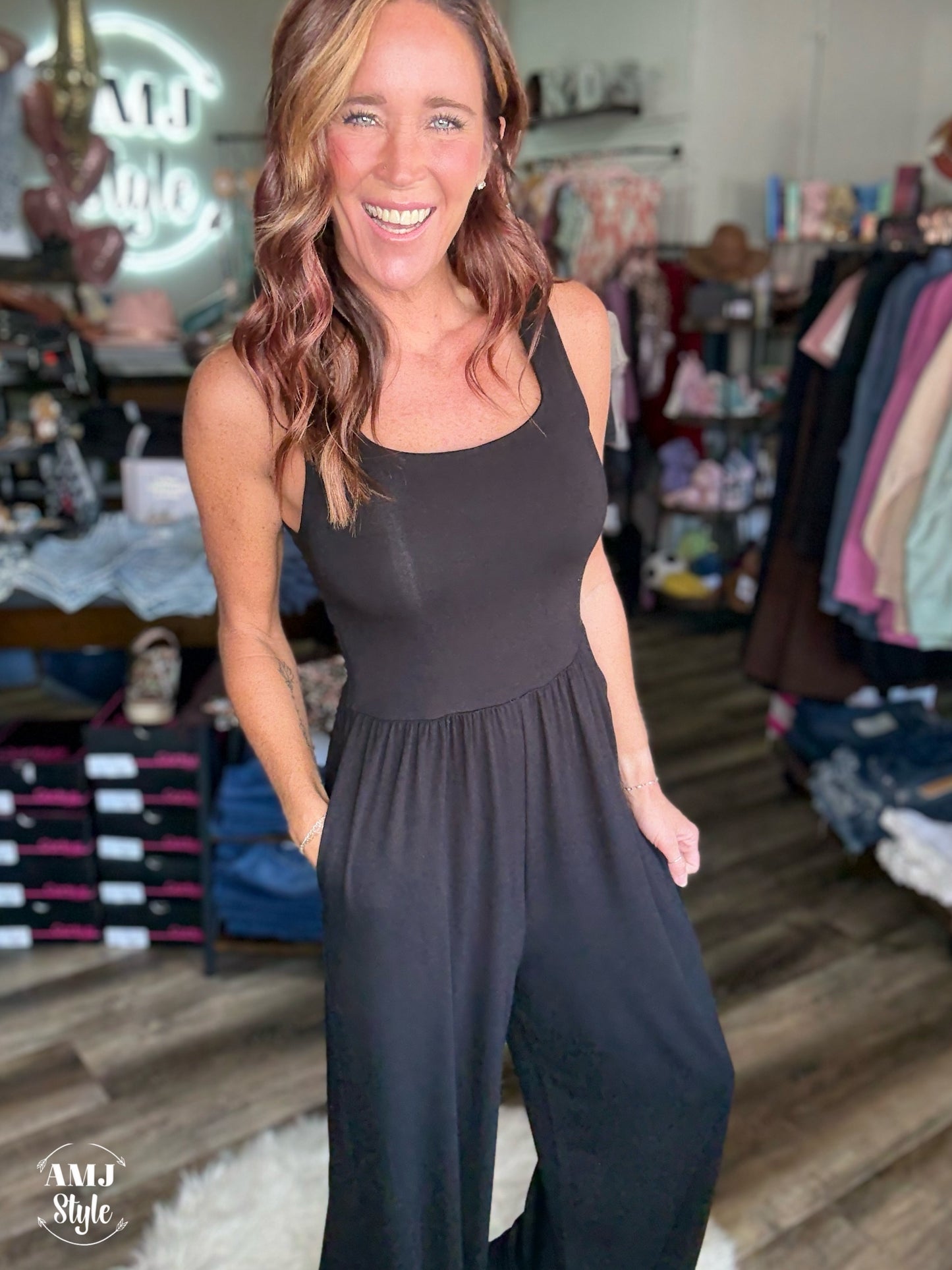 Midnight Black Jumpsuit