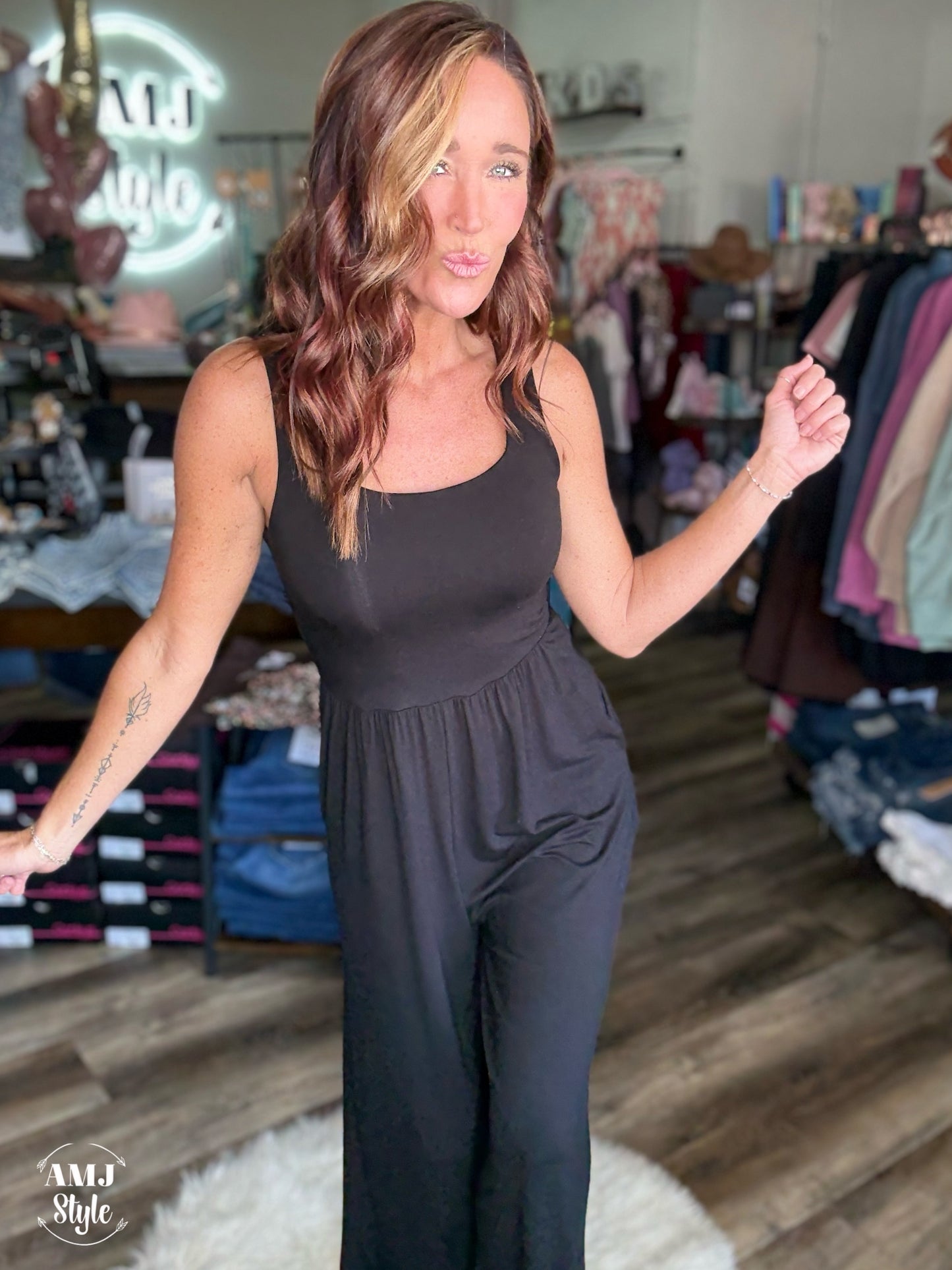 Midnight Black Jumpsuit