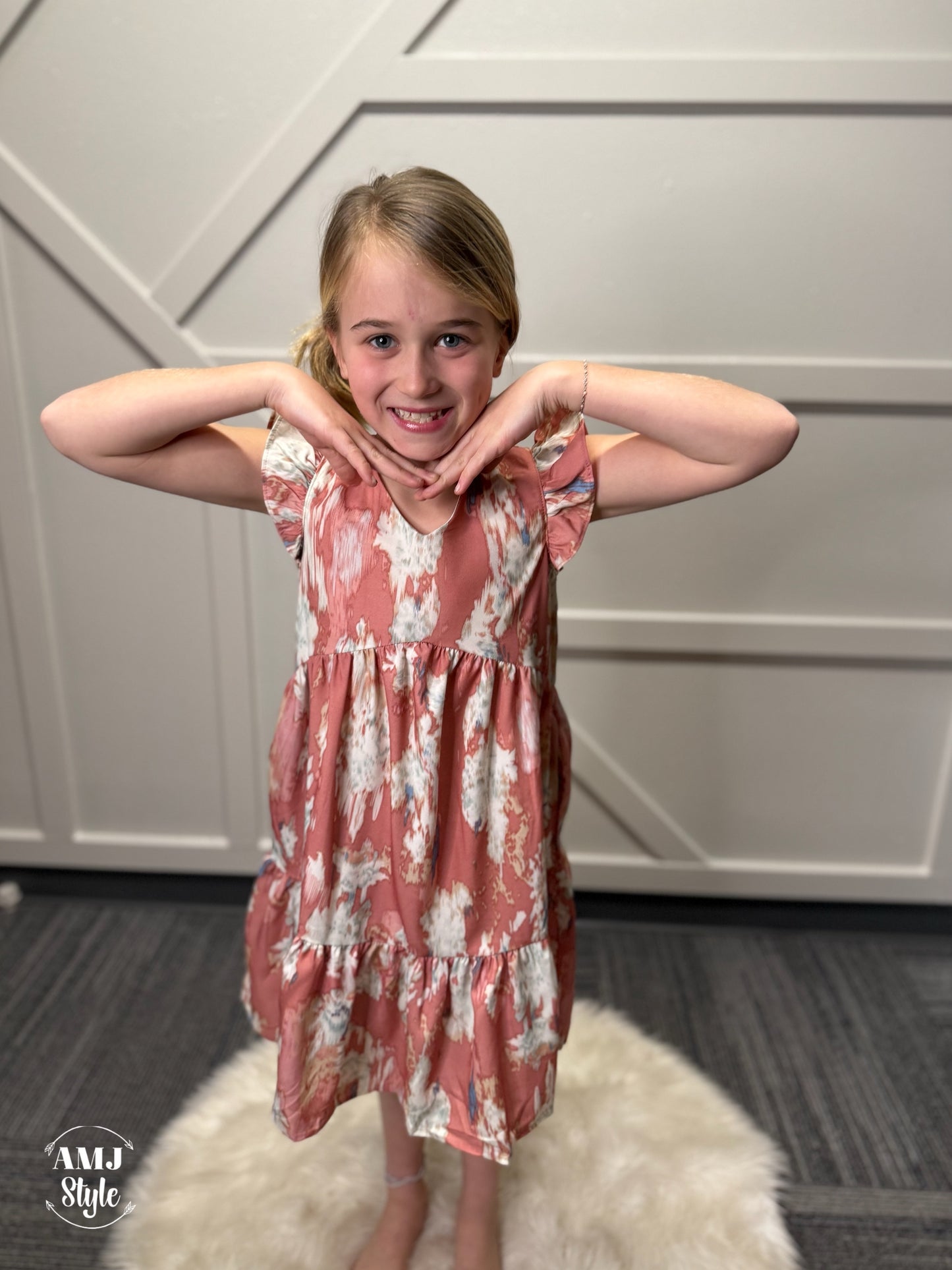 Water Color Meadow Kiddo Dress