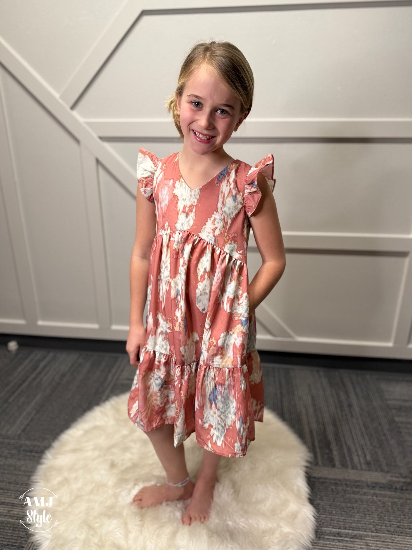 Water Color Meadow Kiddo Dress