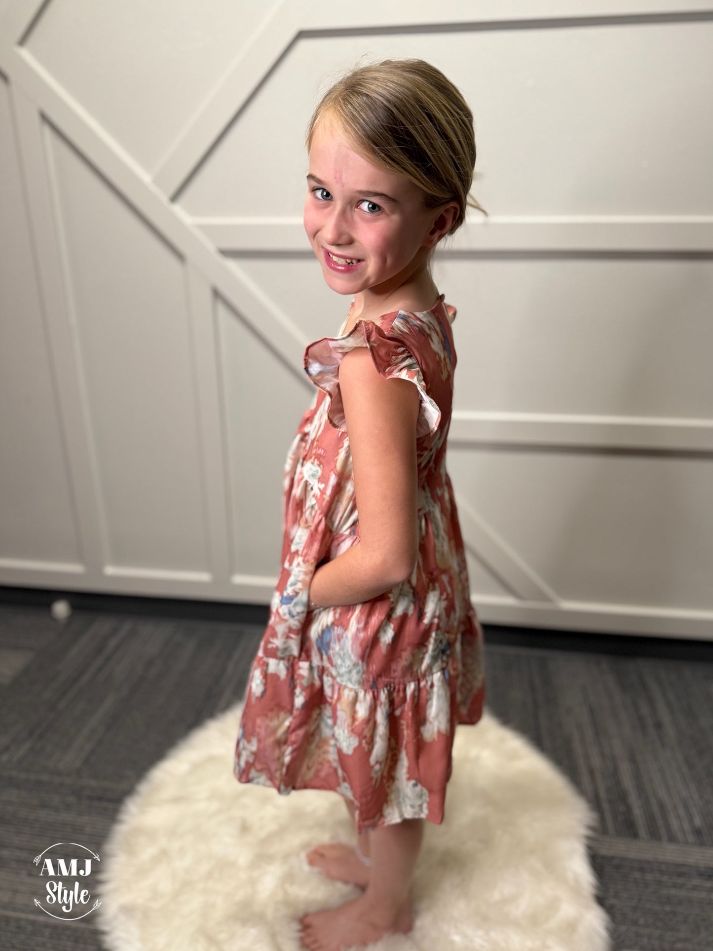 Water Color Meadow Kiddo Dress
