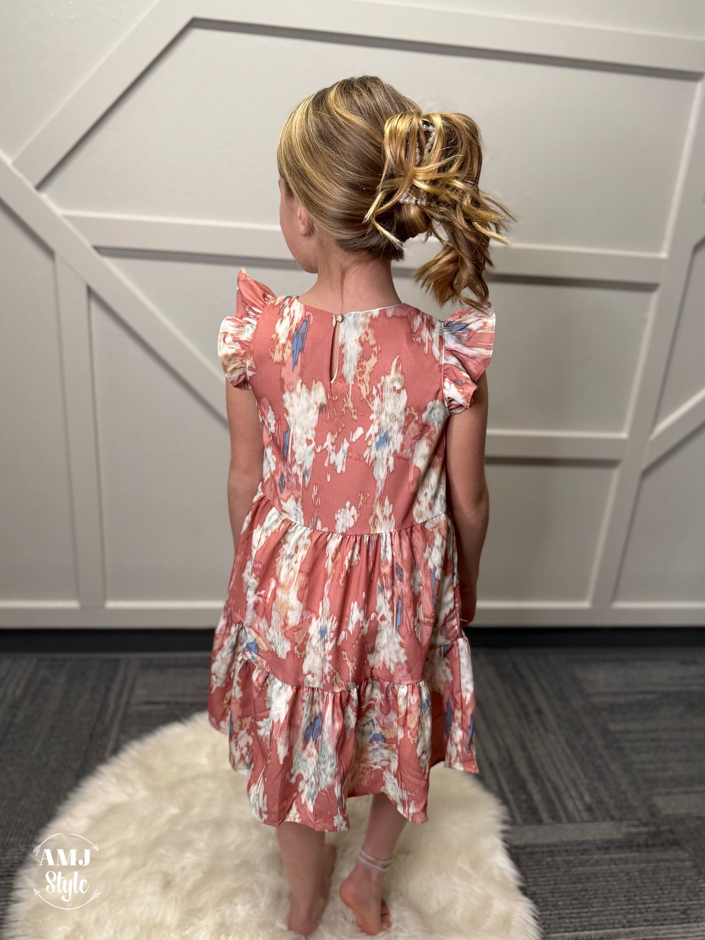 Water Color Meadow Kiddo Dress