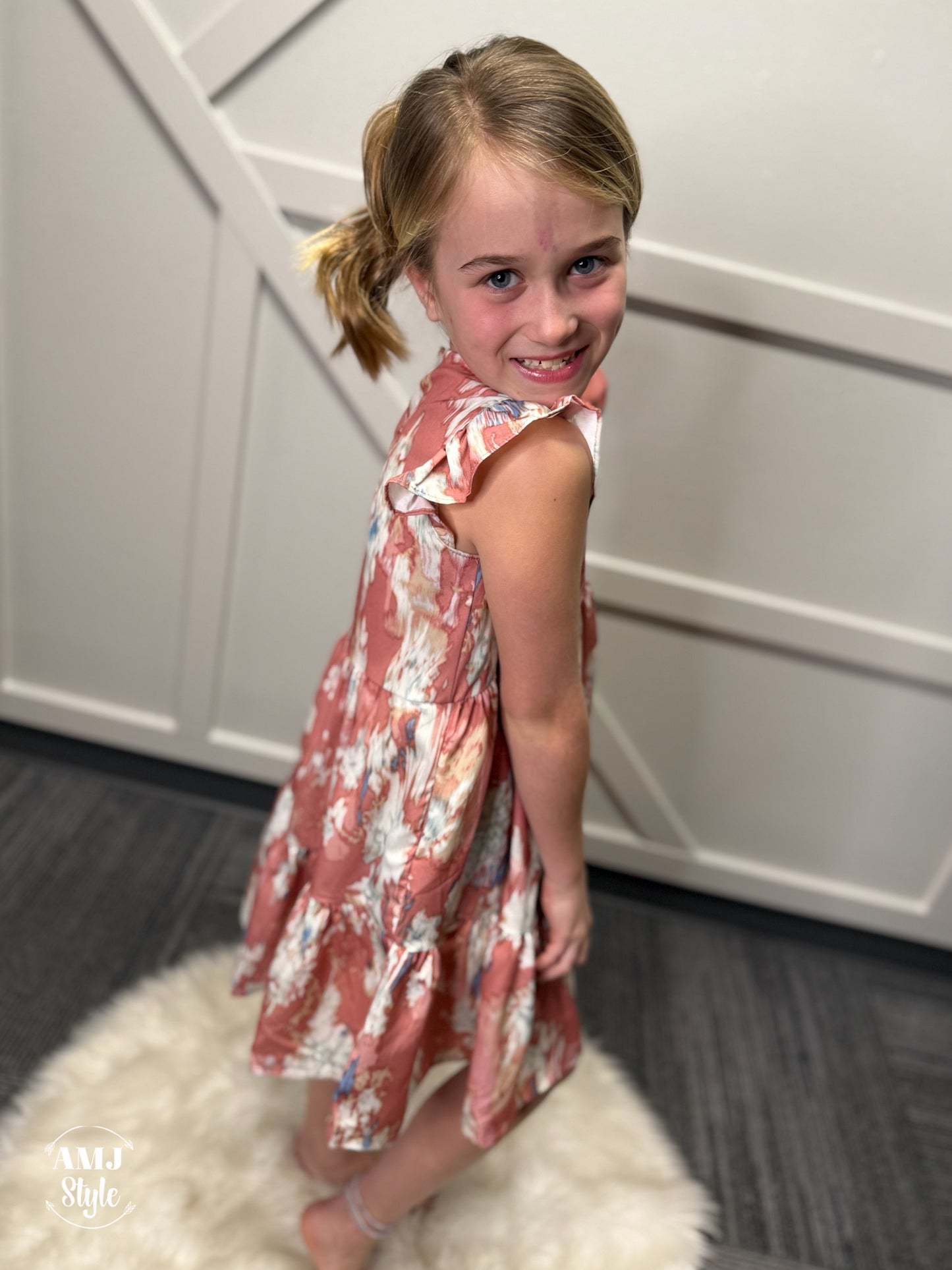 Water Color Meadow Kiddo Dress