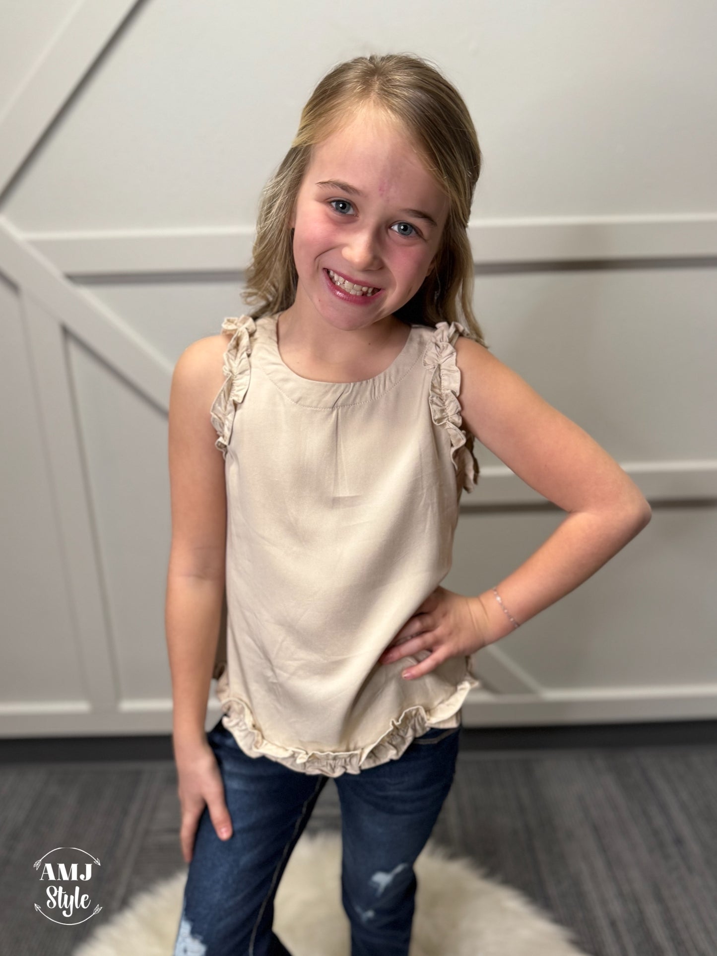 Ruffle Breeze Kiddo Top