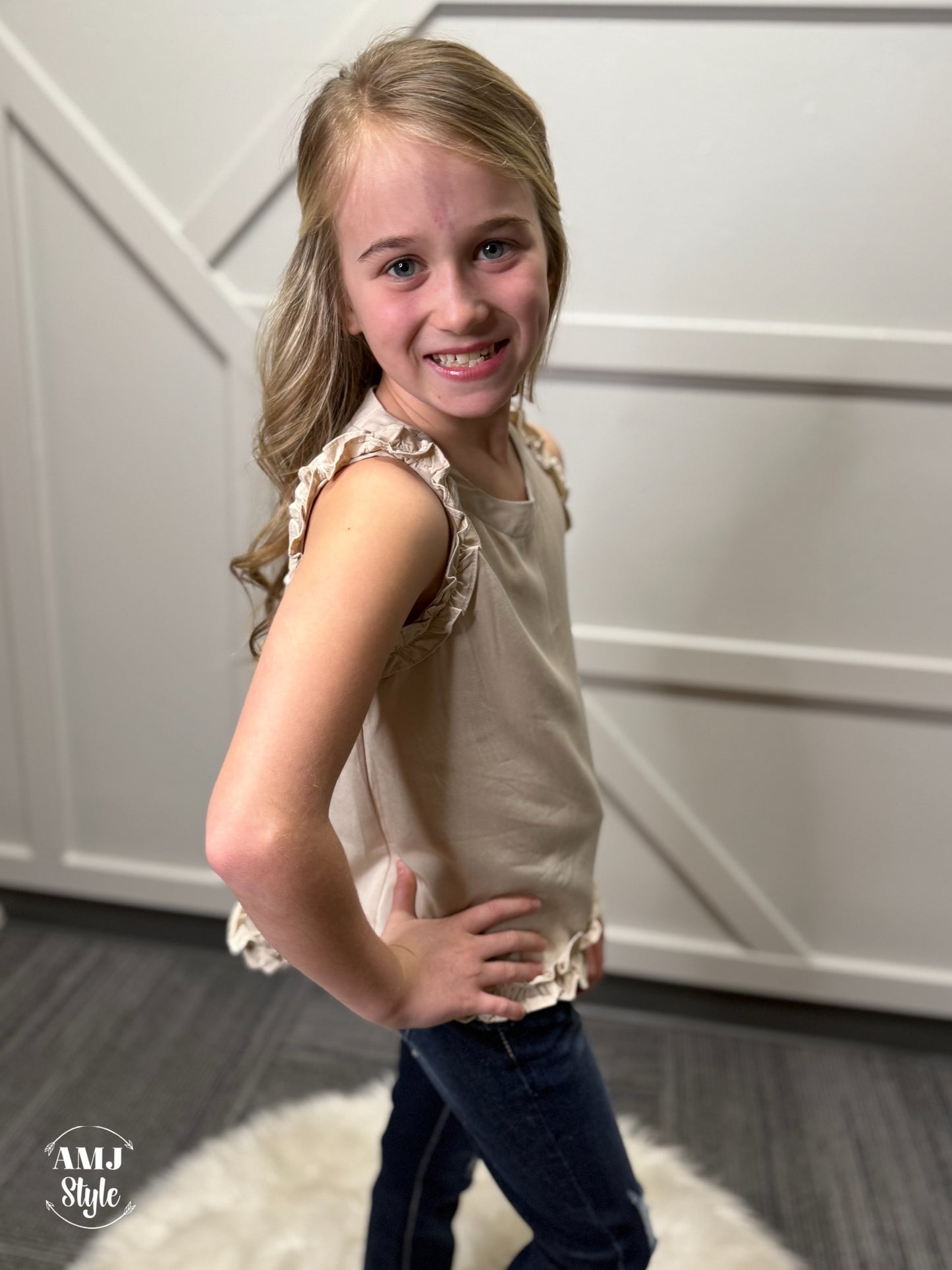 Ruffle Breeze Kiddo Top