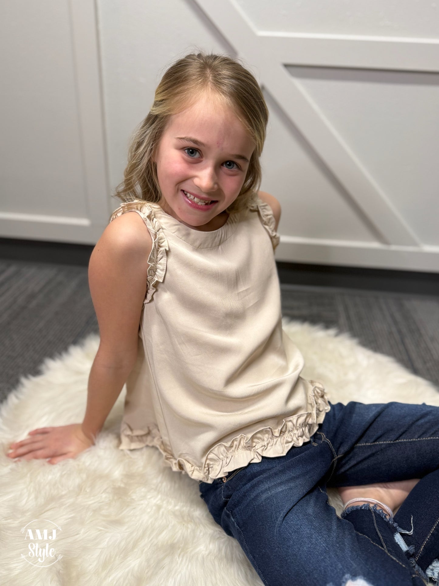 Ruffle Breeze Kiddo Top