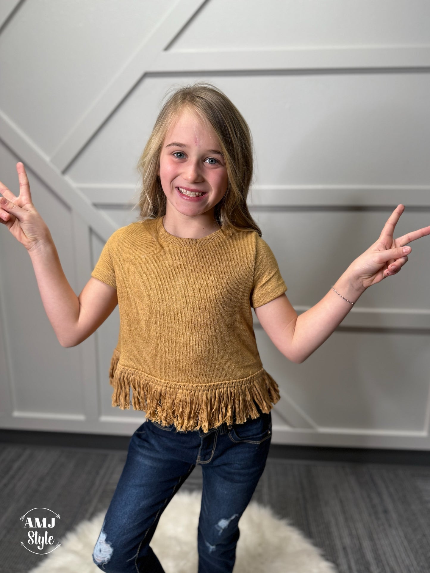Playful Tassels Kiddo Top