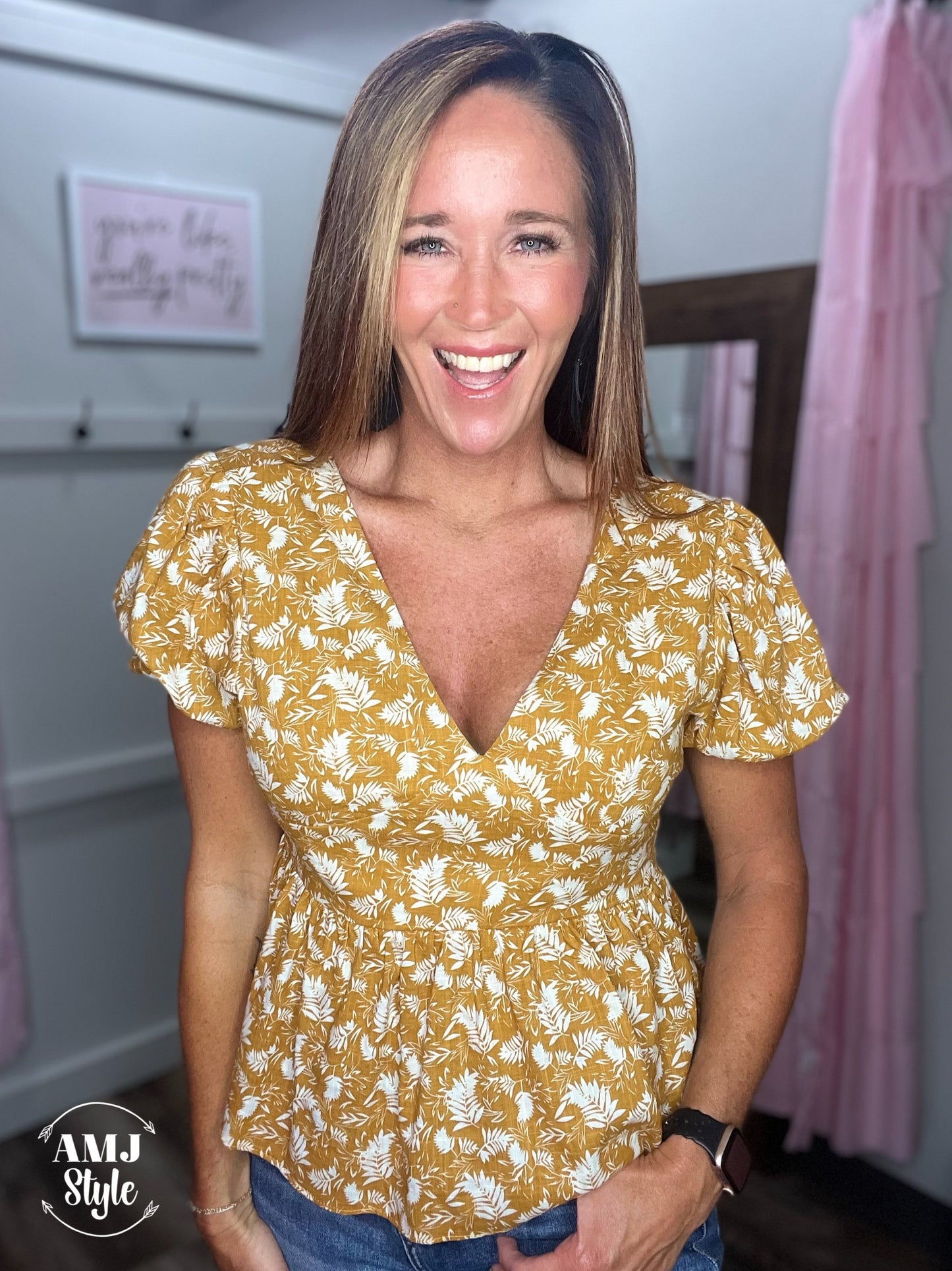 Ivy Peplum Top
