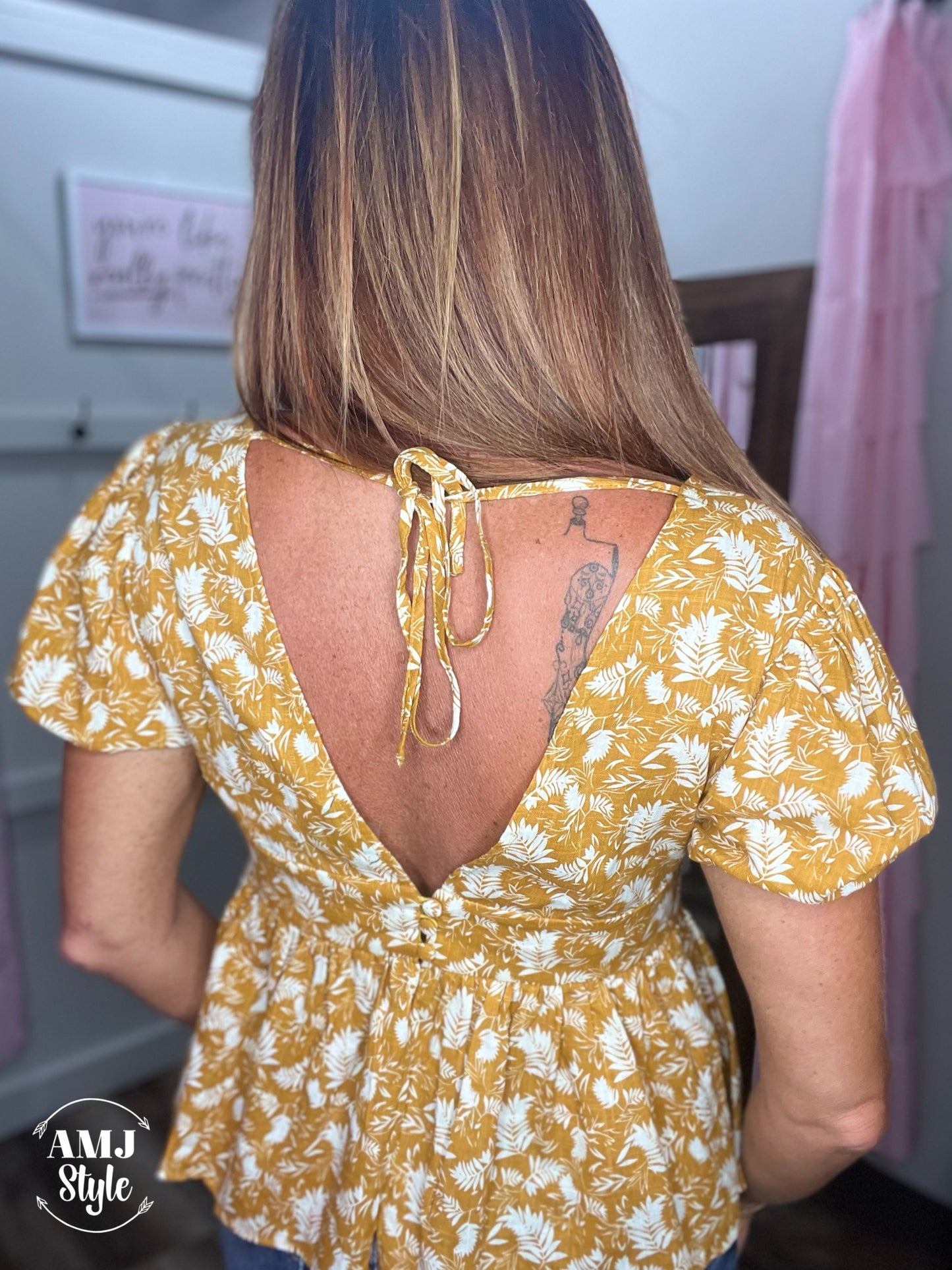 Ivy Peplum Top