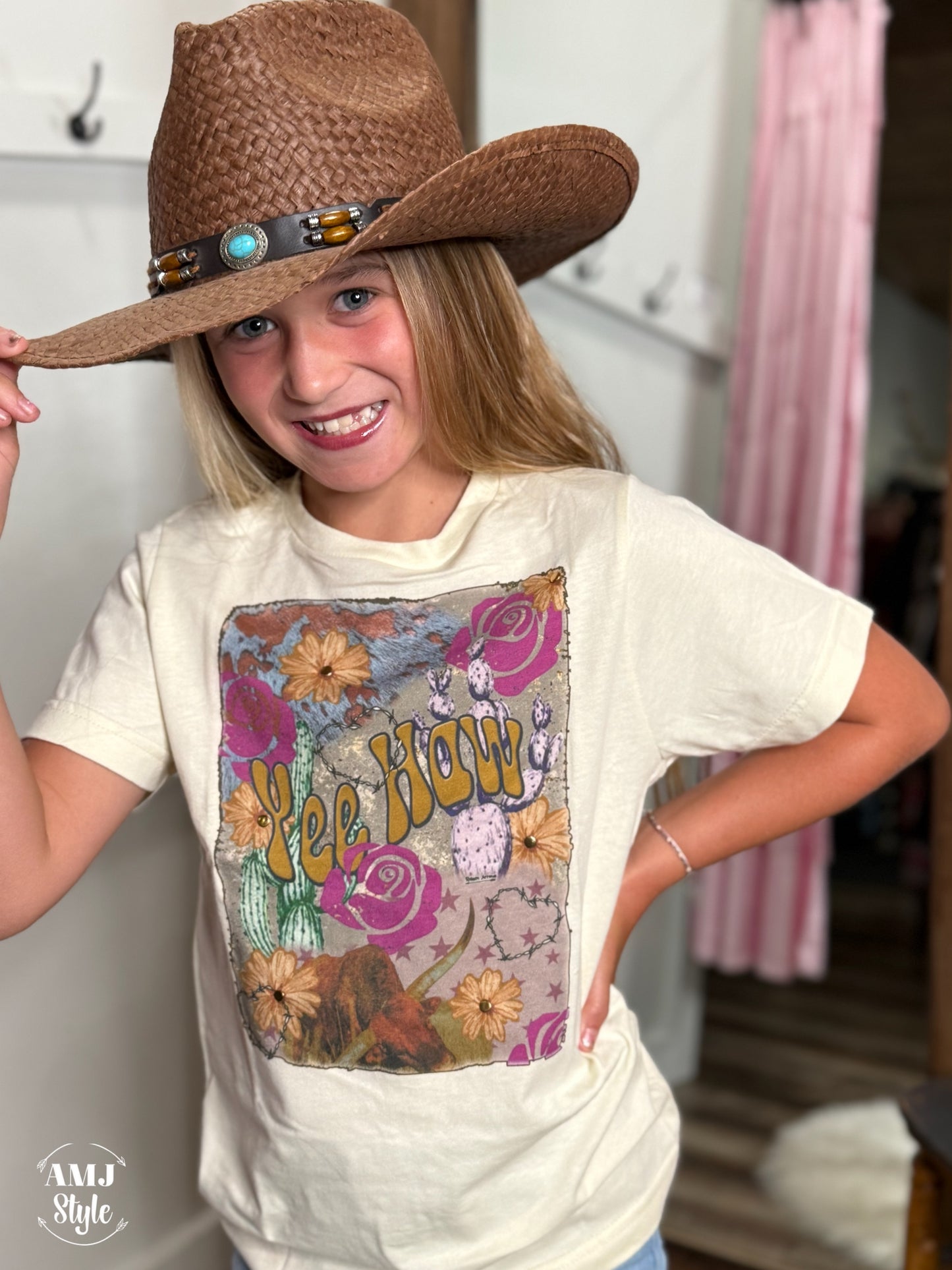 Yee Haw Bling Kiddo Tee