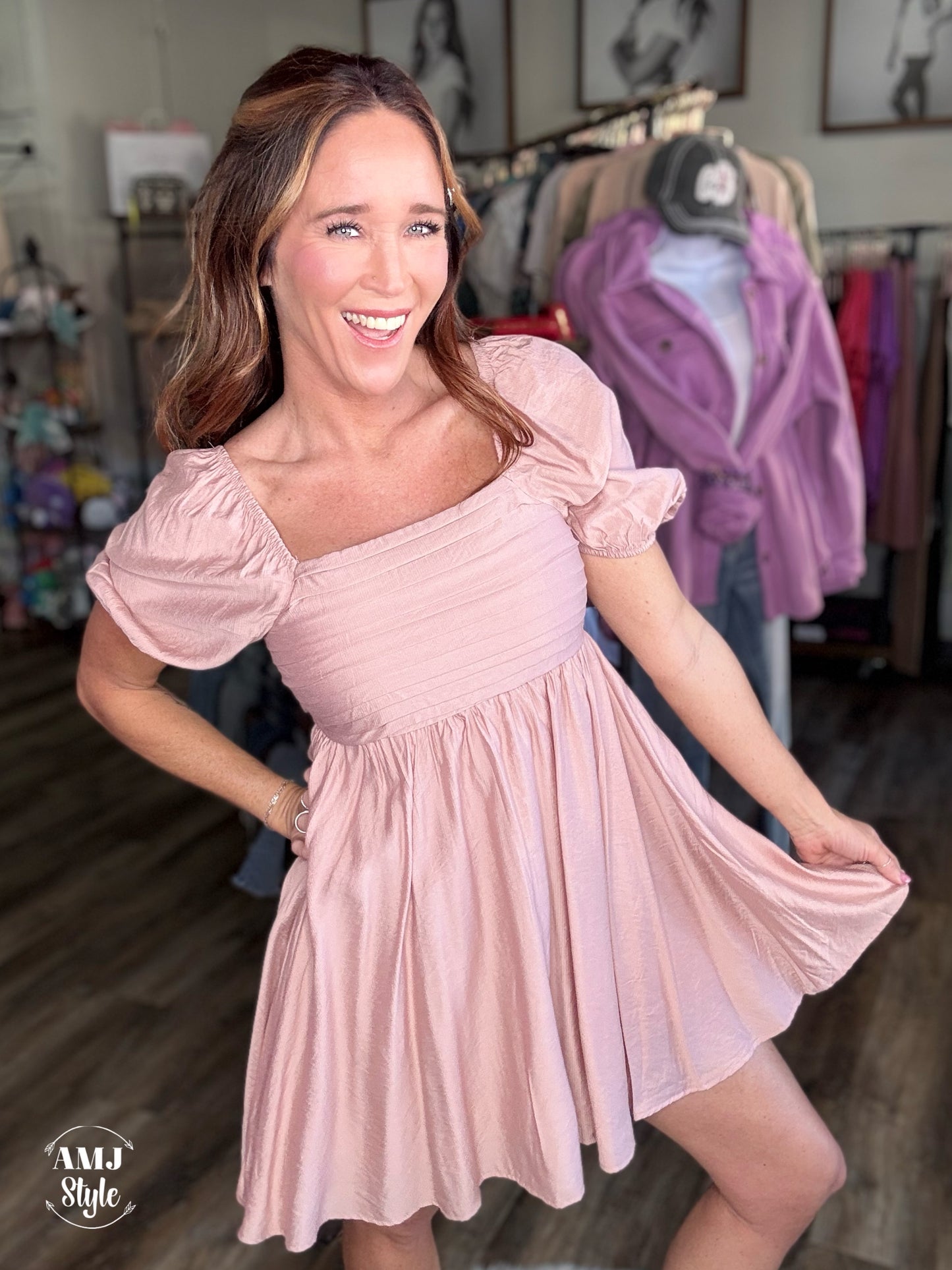 Sweet Pleated Dress