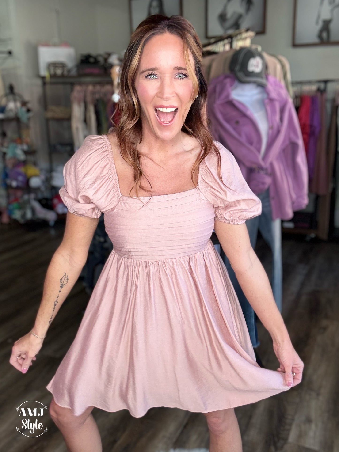 Sweet Pleated Dress