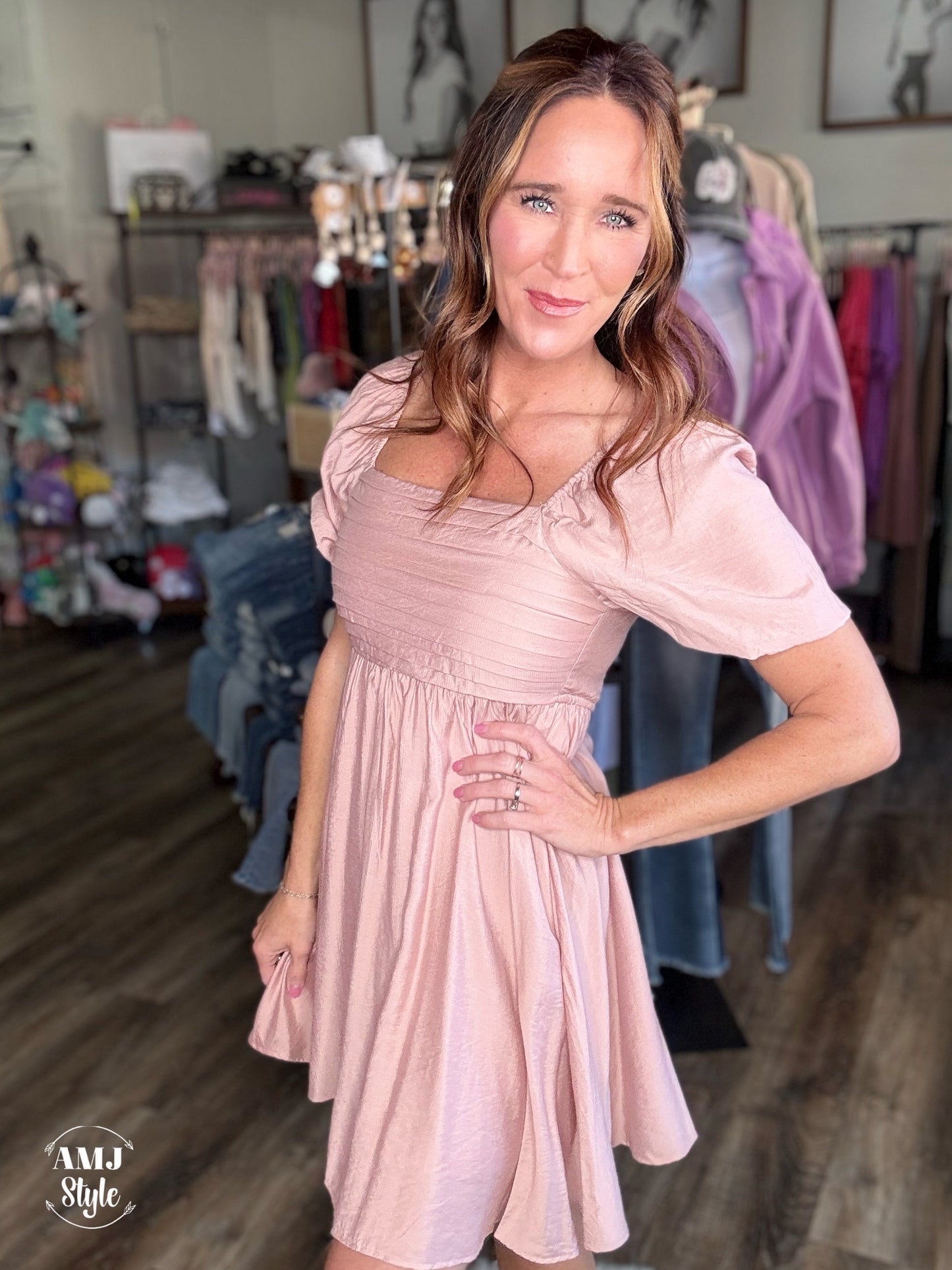 Sweet Pleated Dress