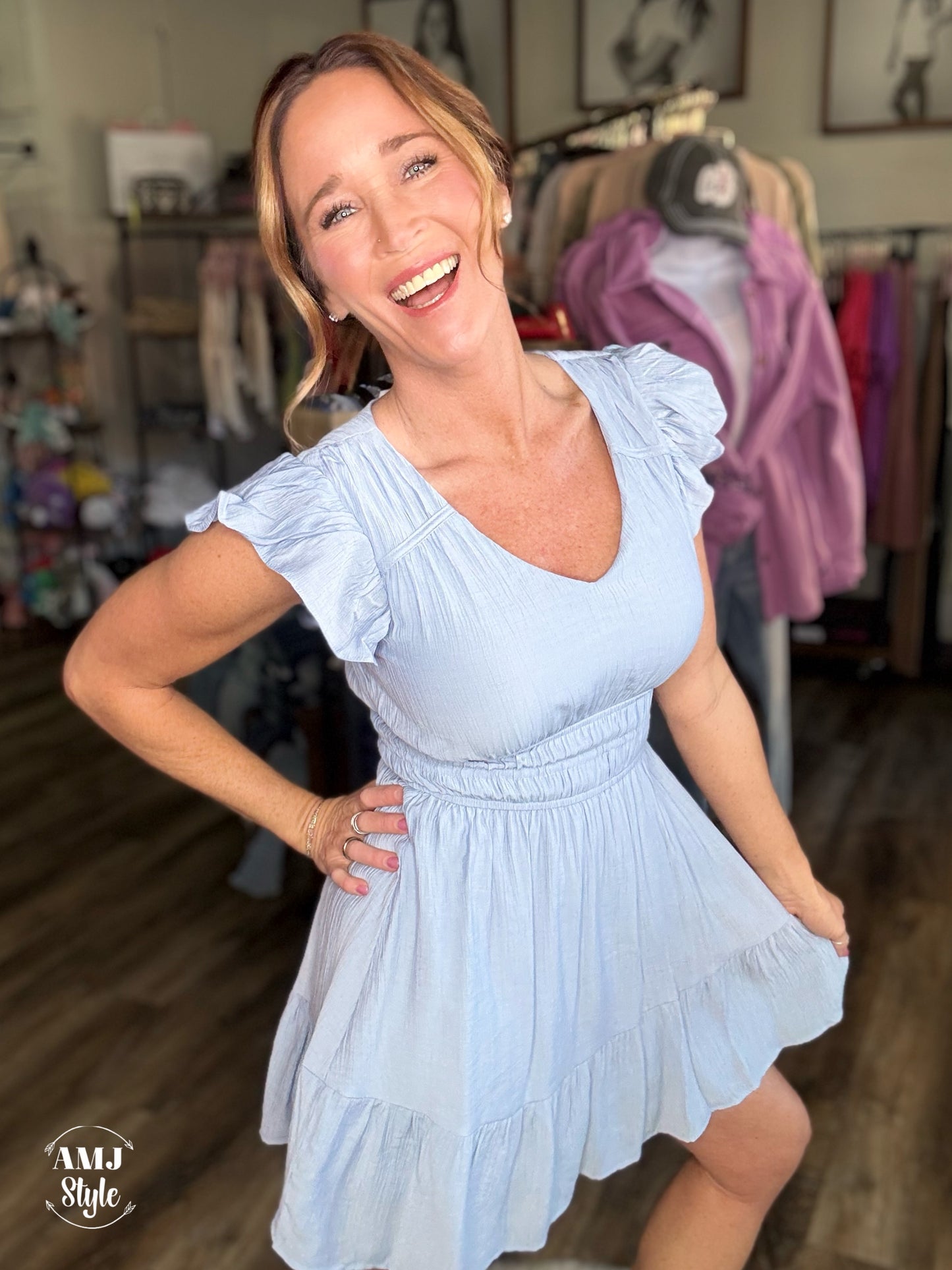 Clear Skys Mini Dress