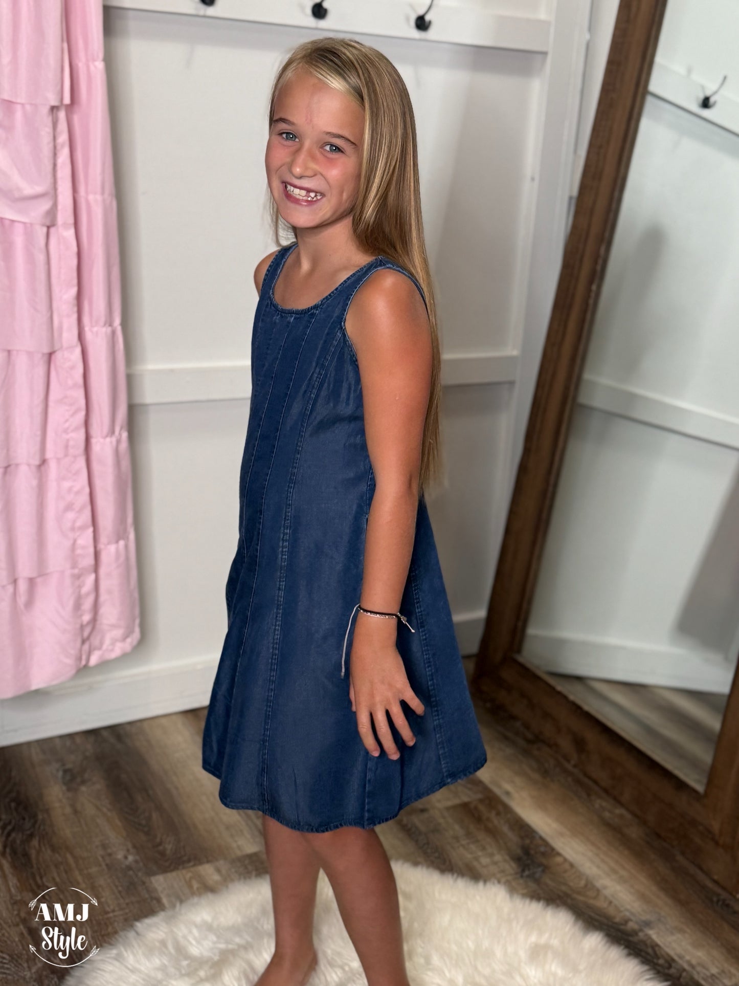 Twin with Me Denim Dress