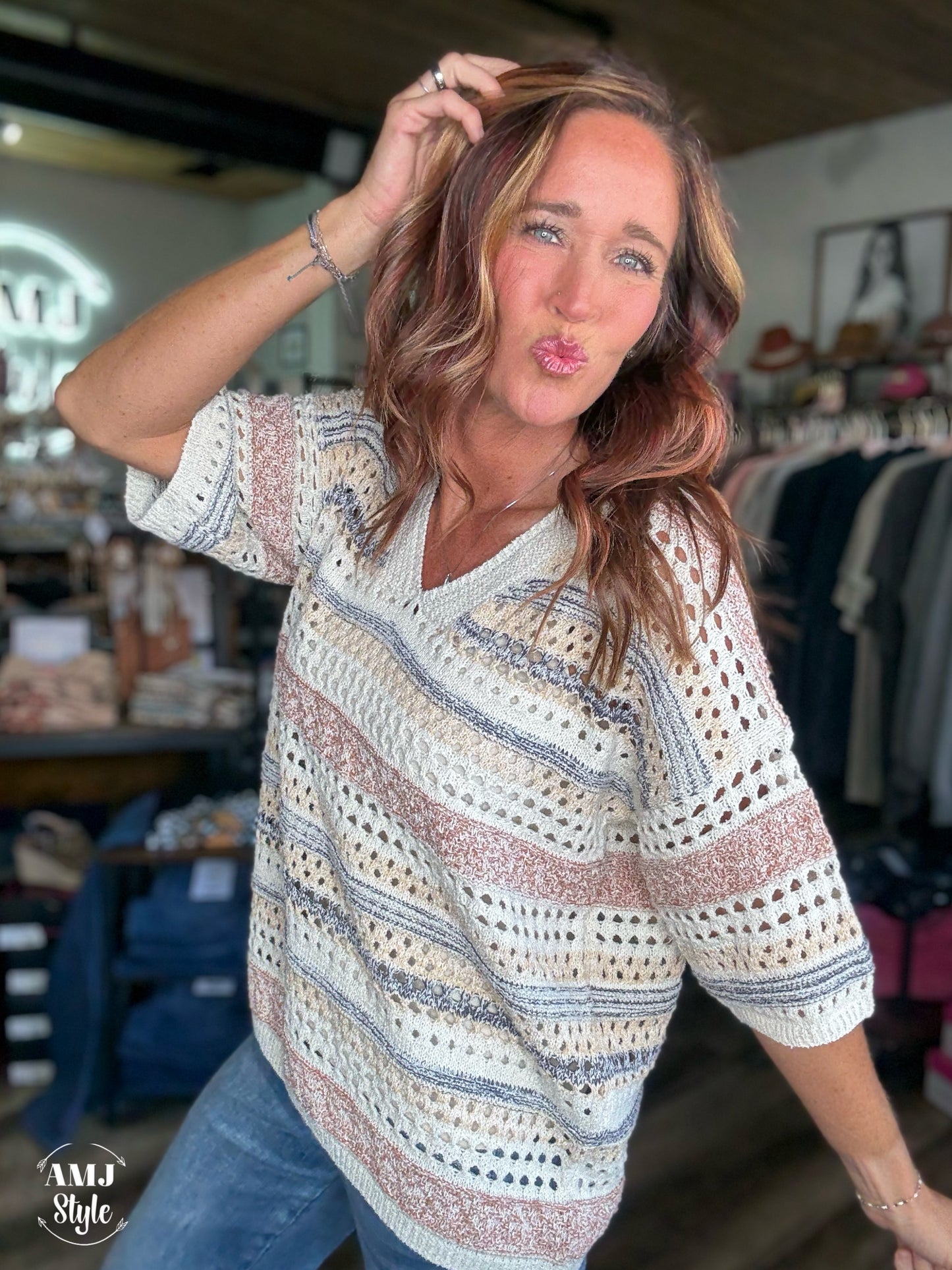Boho Flair Sweater