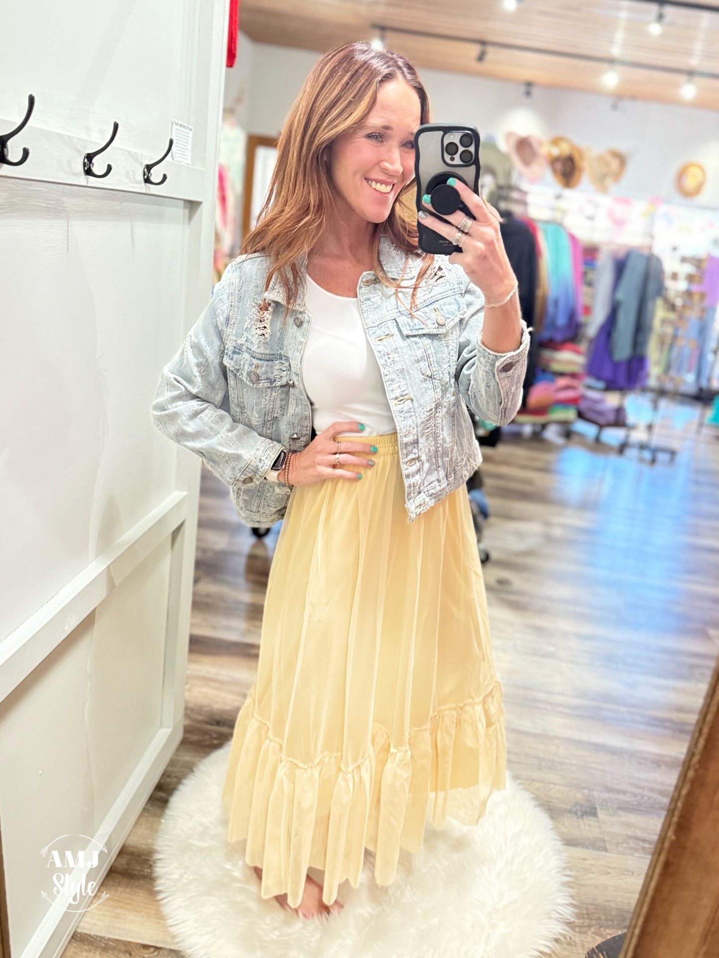 Fanciful Sunshine Maxi Skirt