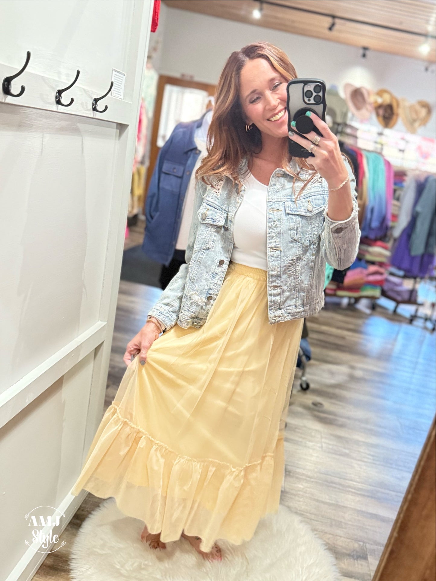 Fanciful Sunshine Maxi Skirt