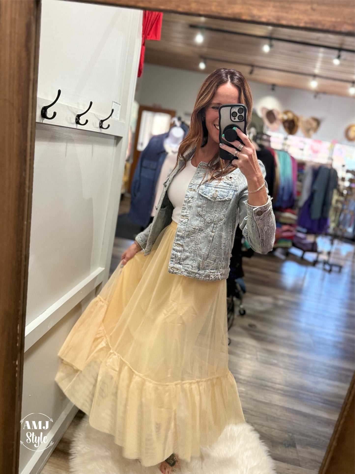 Fanciful Sunshine Maxi Skirt