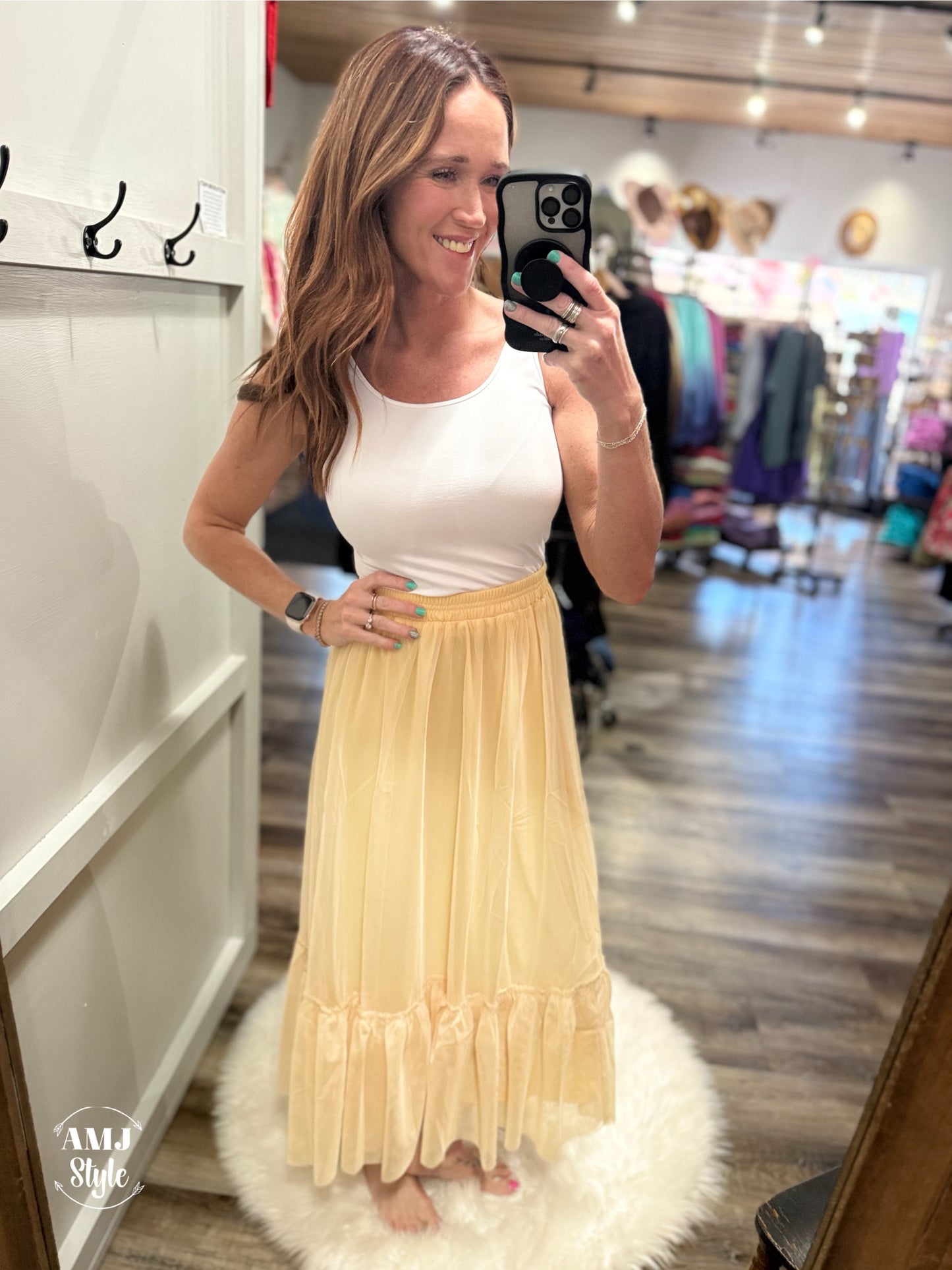 Fanciful Sunshine Maxi Skirt