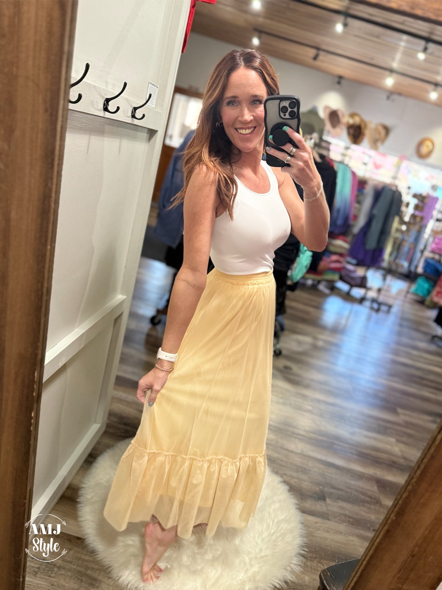 Fanciful Sunshine Maxi Skirt