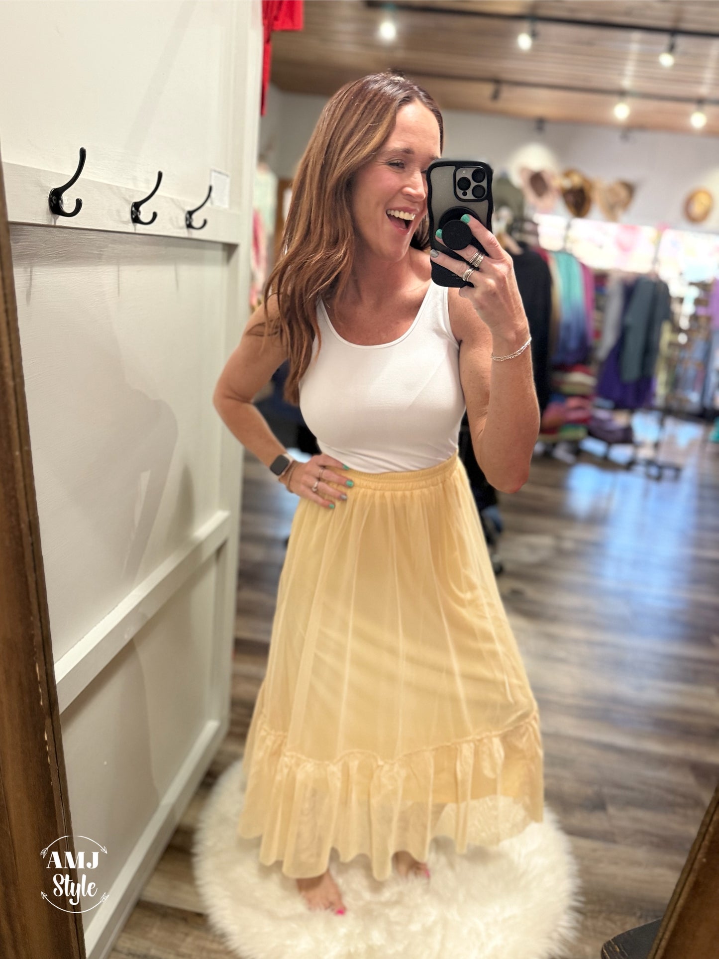 Fanciful Sunshine Maxi Skirt
