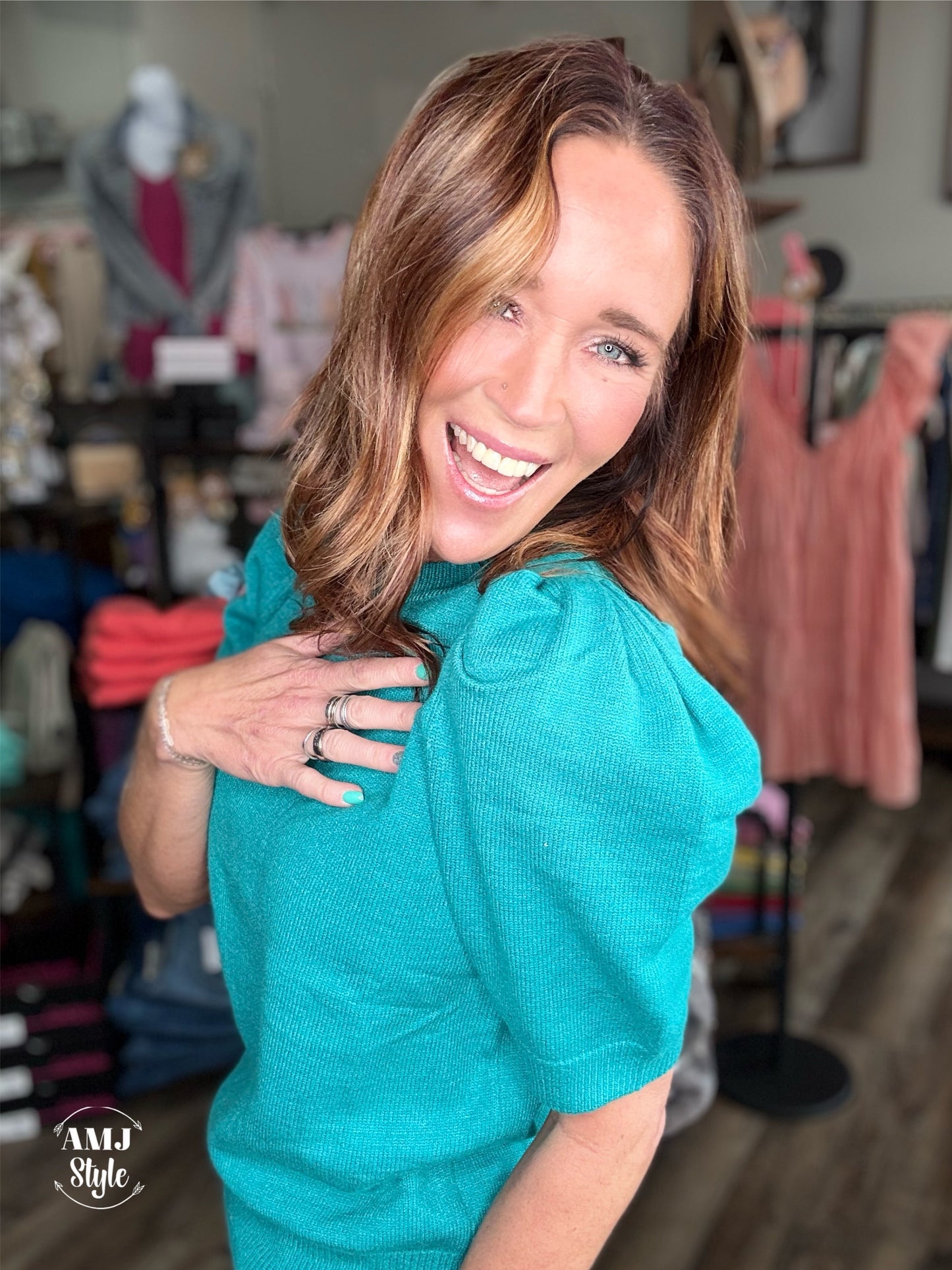 Emerald Muse Sweater Top
