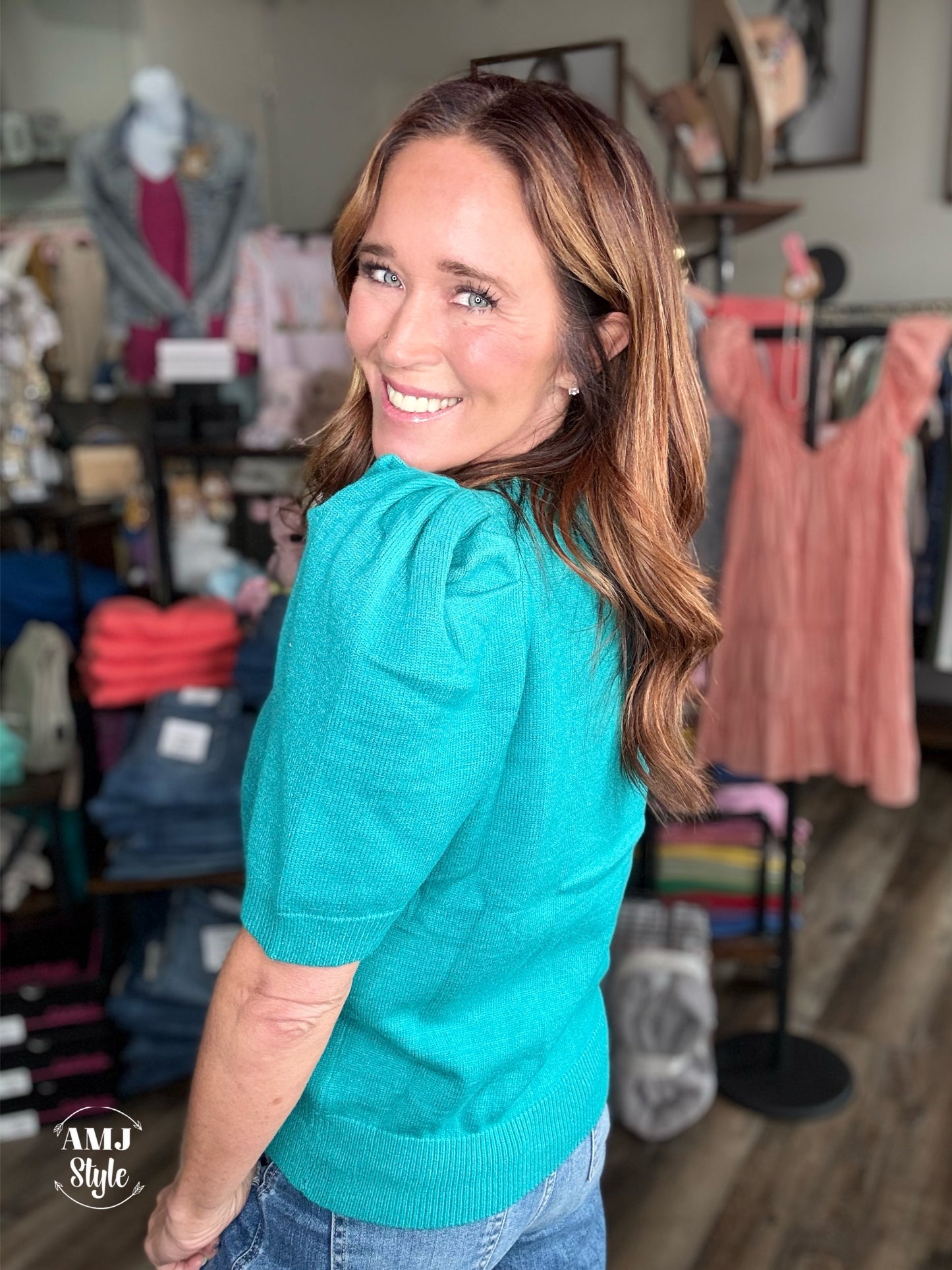 Emerald Muse Sweater Top