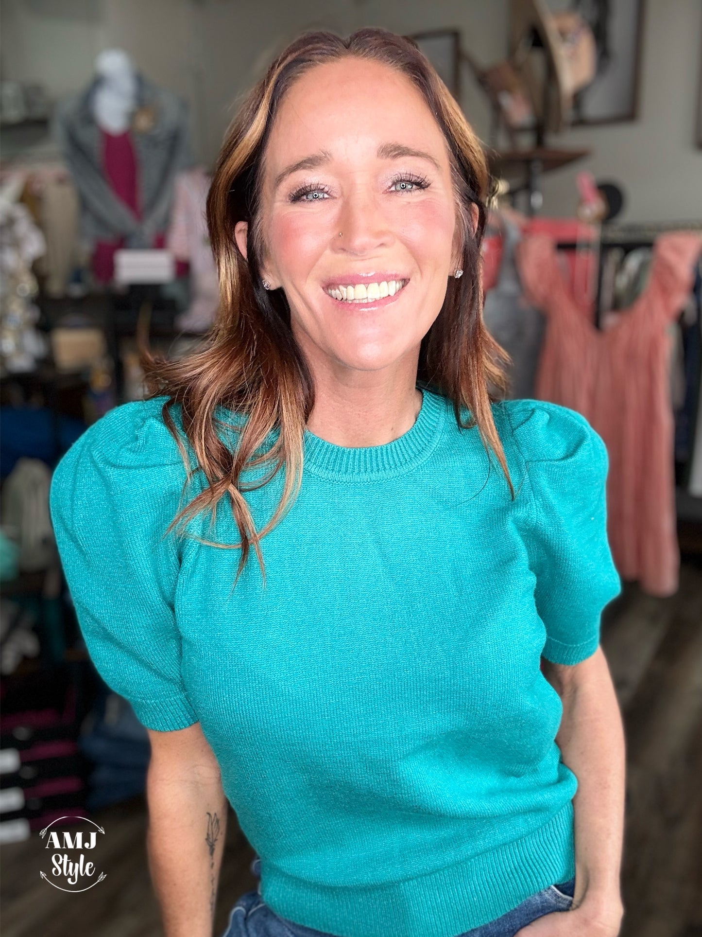 Emerald Muse Sweater Top